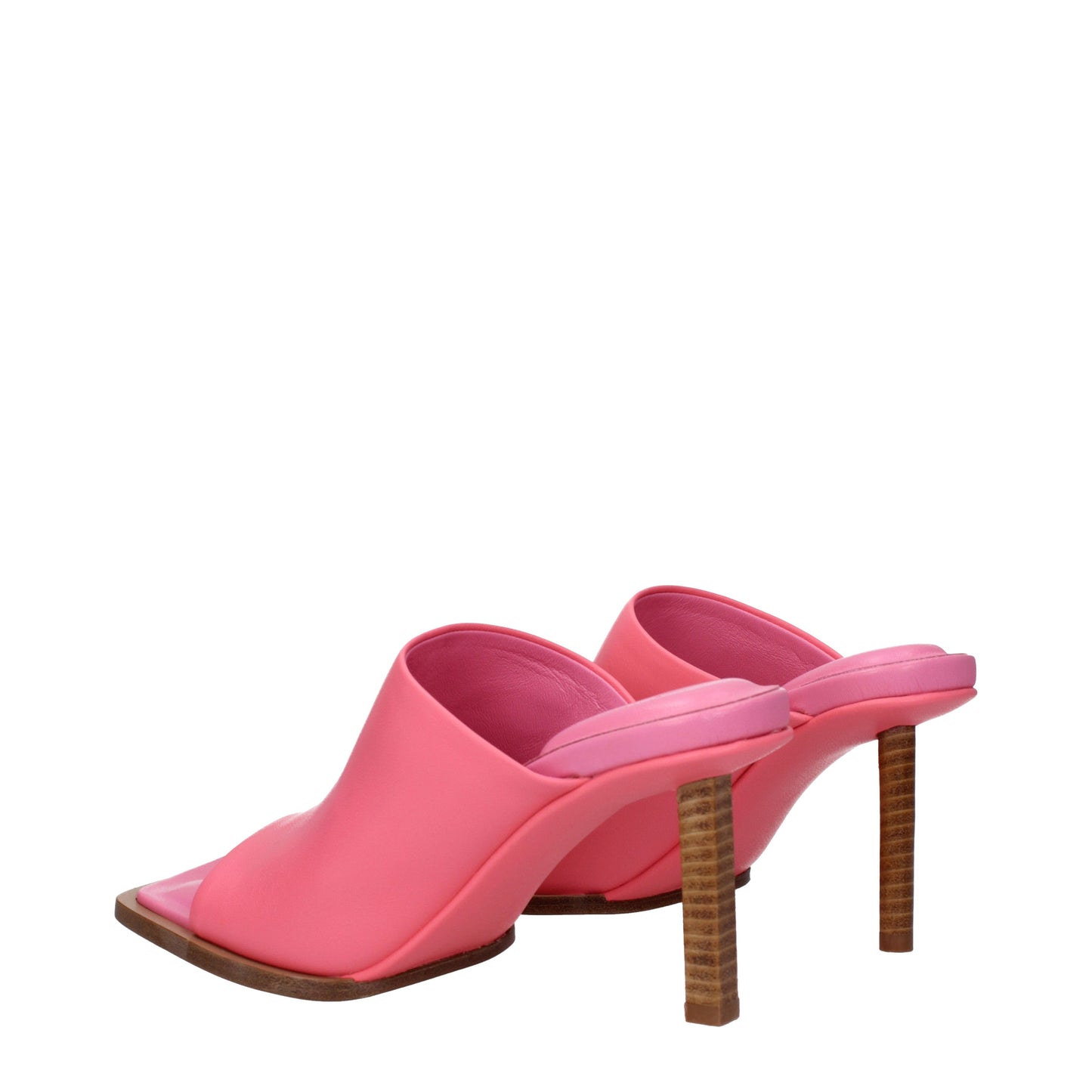 Jacquemus Women's Sandals in Leather Pink