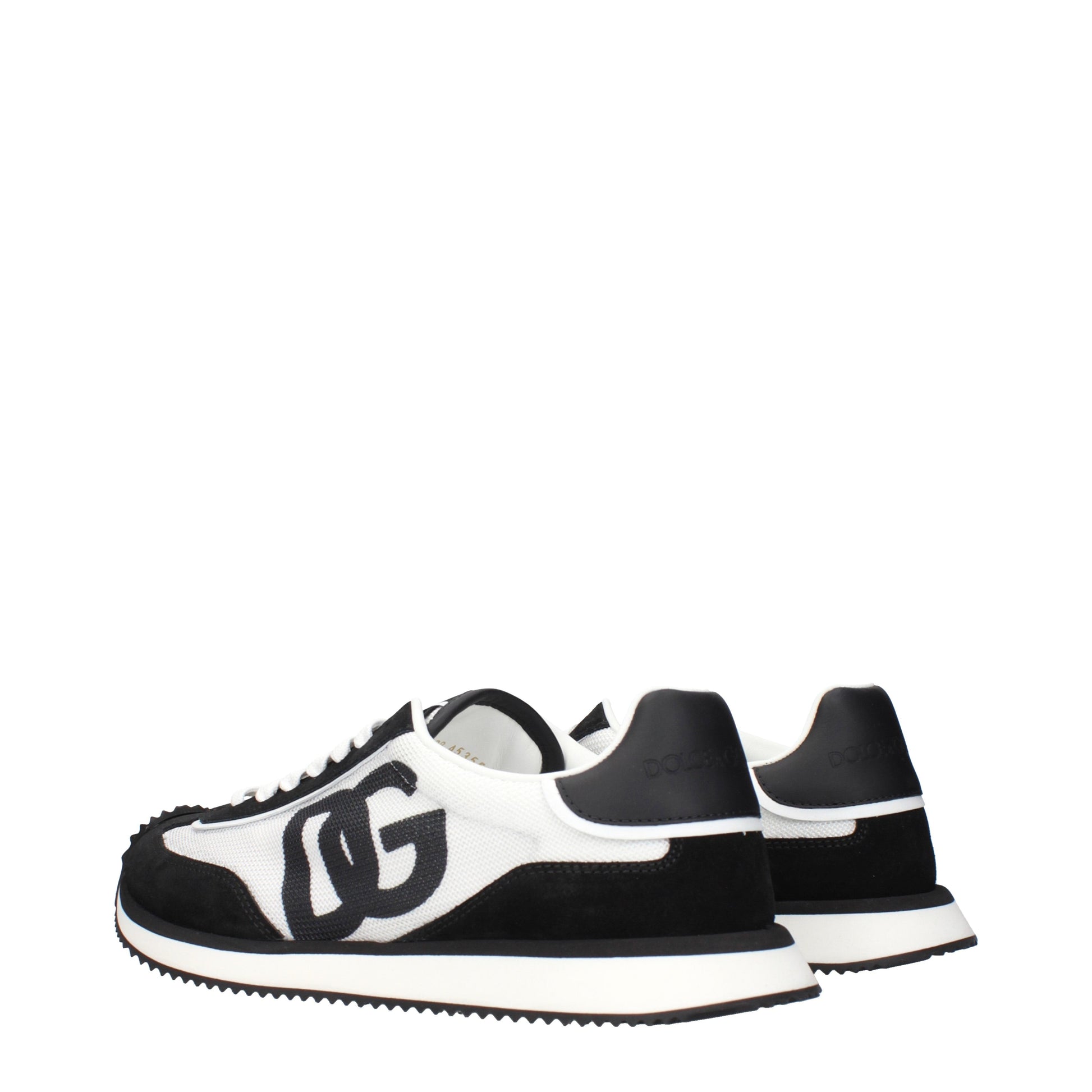 Dolce&Gabbana Sneakers Men Fabric  White/Black