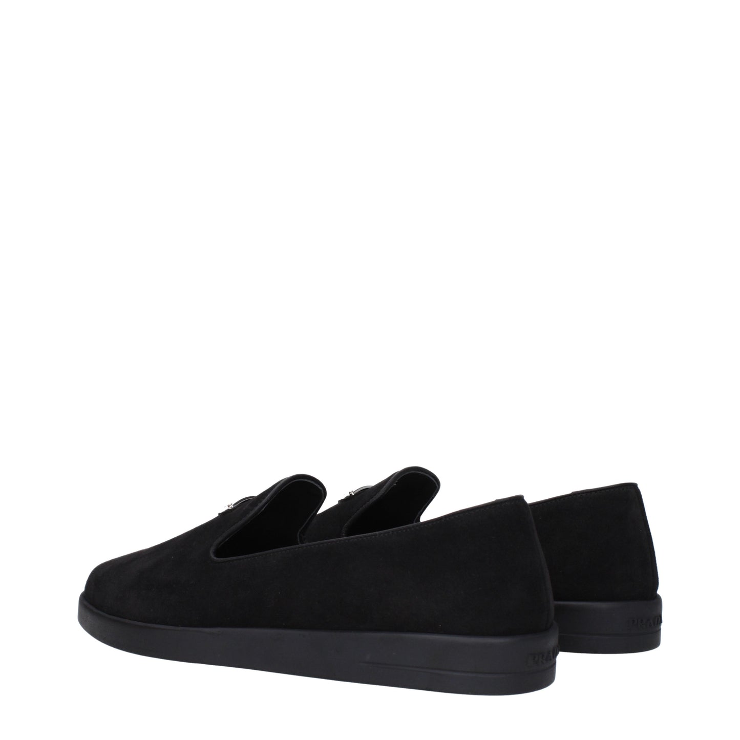 Prada Men's Slip-ons in Suede Black