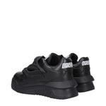 Versace Sneakers Men Leather Black