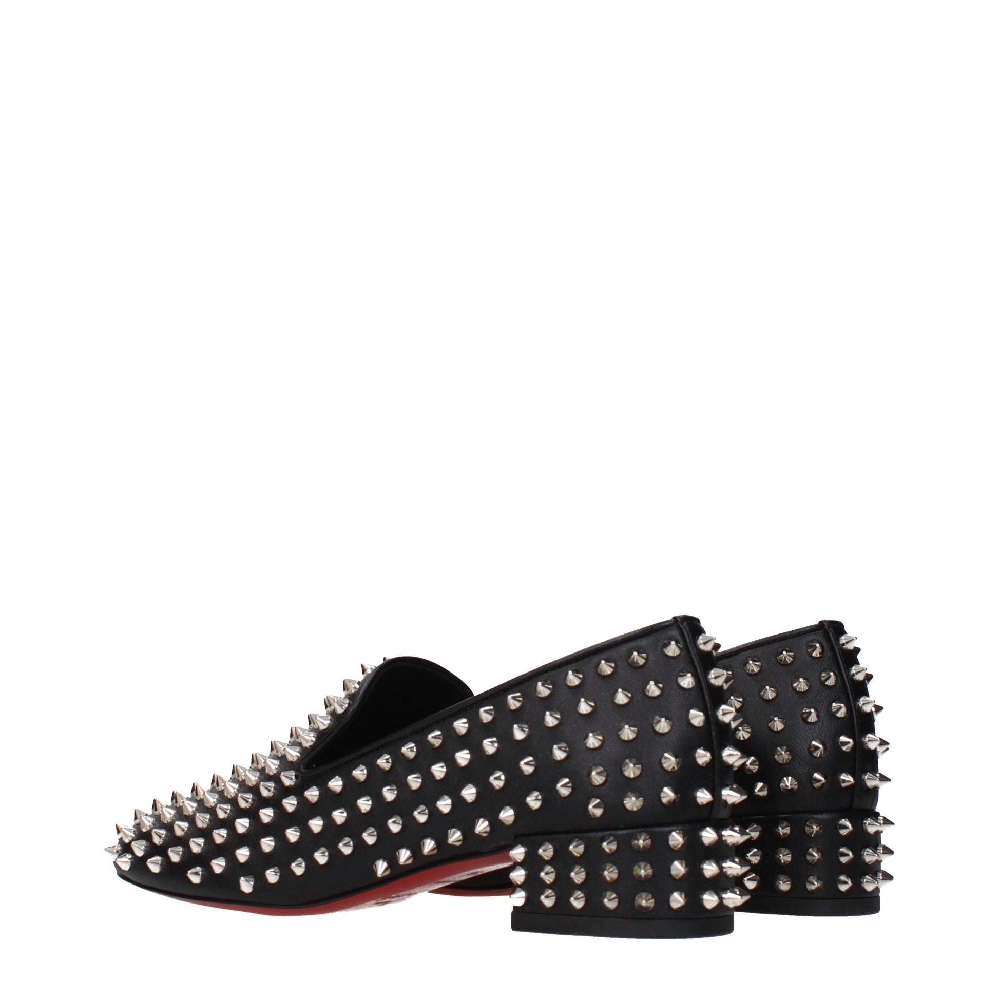 Louboutin Pumps Women Leather Black