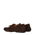 Tod's Loafers Men Suede Brown