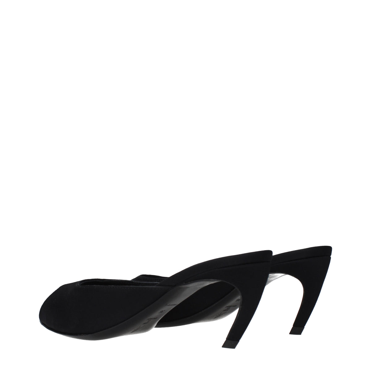 The Attico Sandals Women Fabric  Black