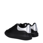 Alexander McQueen Sneakers Men Leather Black/Silver