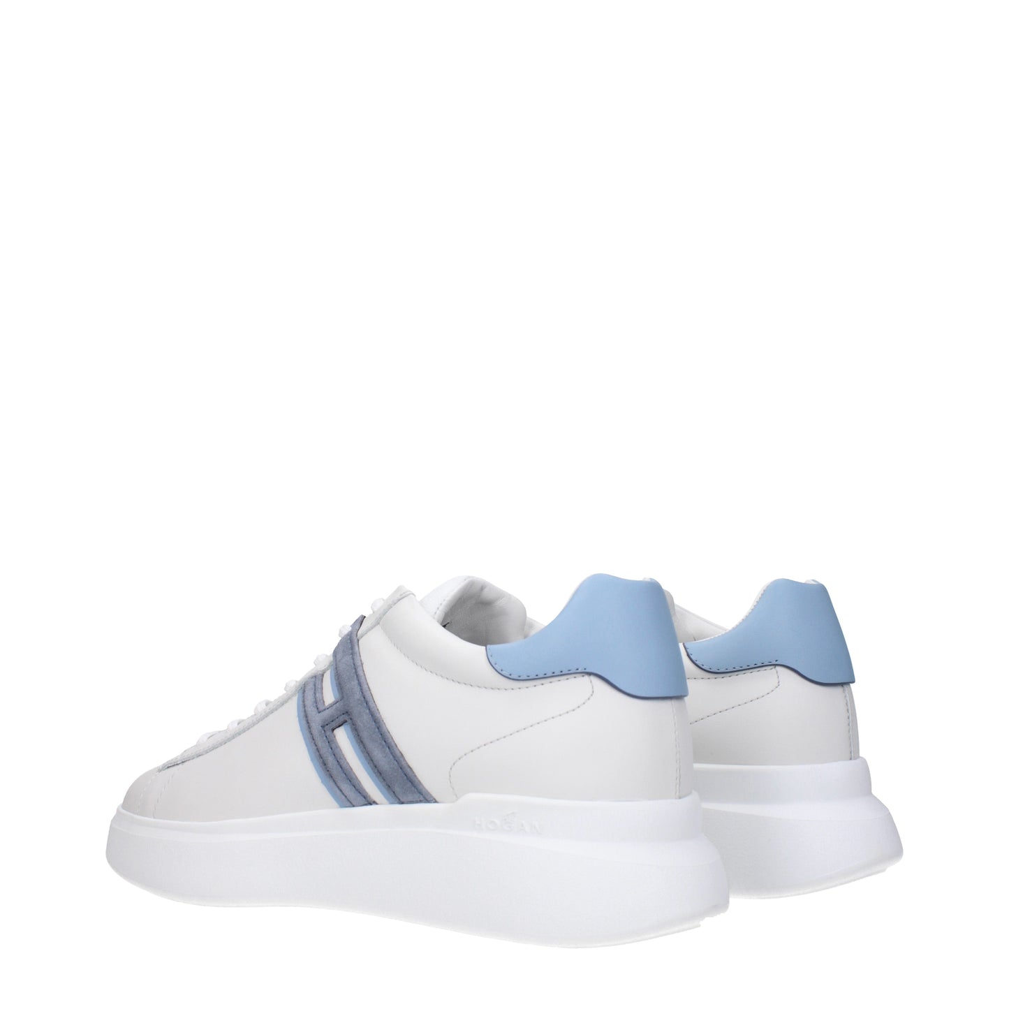 Hogan Men's Sneakers in Leather White/Cornflower