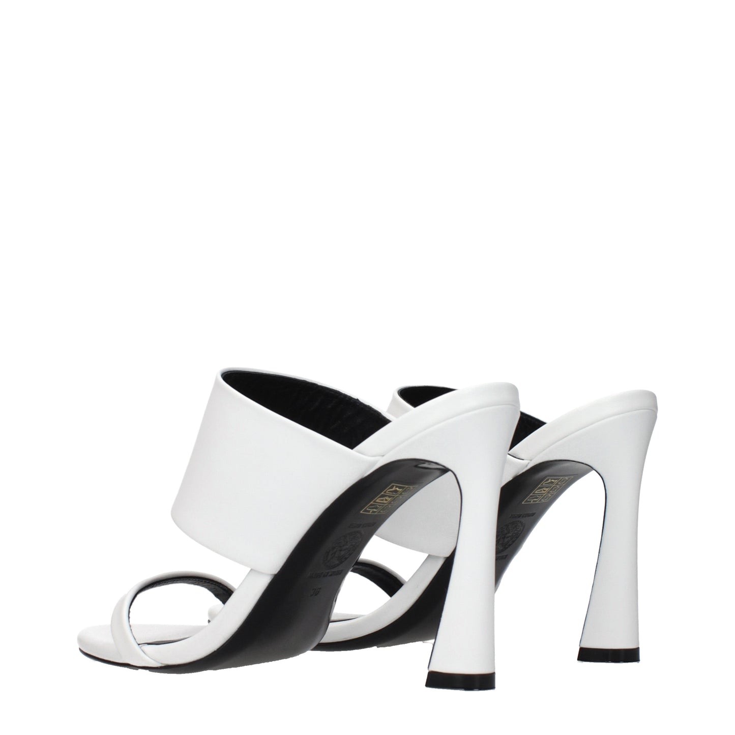 Versace Sandals Women Leather White