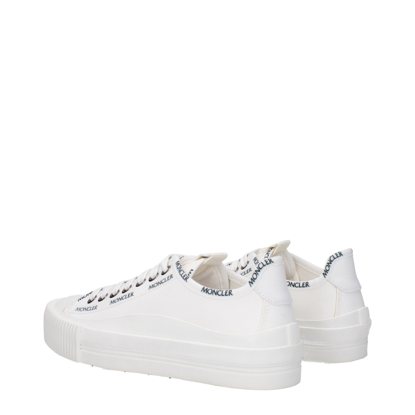 Moncler Women's Sneakers in Fabric  White