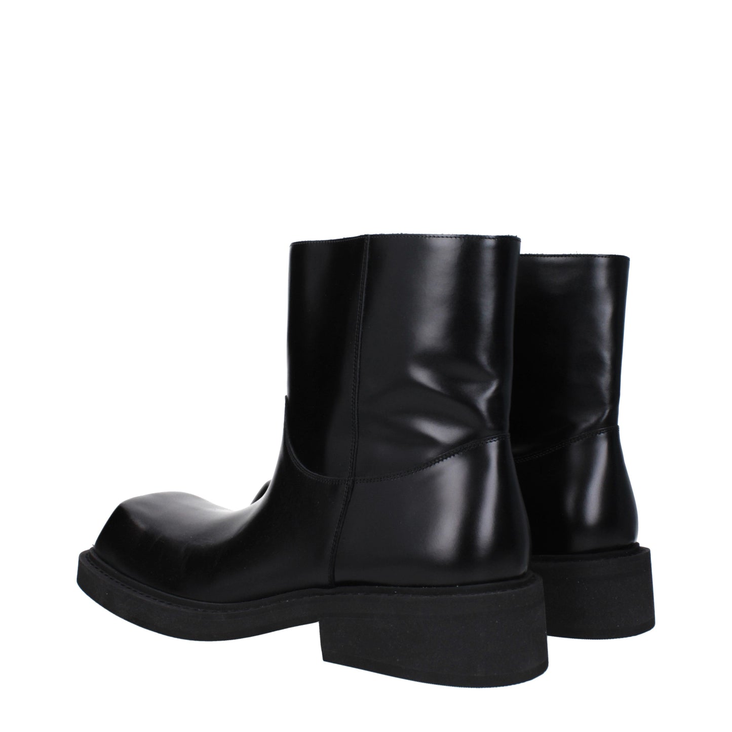 Balenciaga Men's Boots in Leather Black