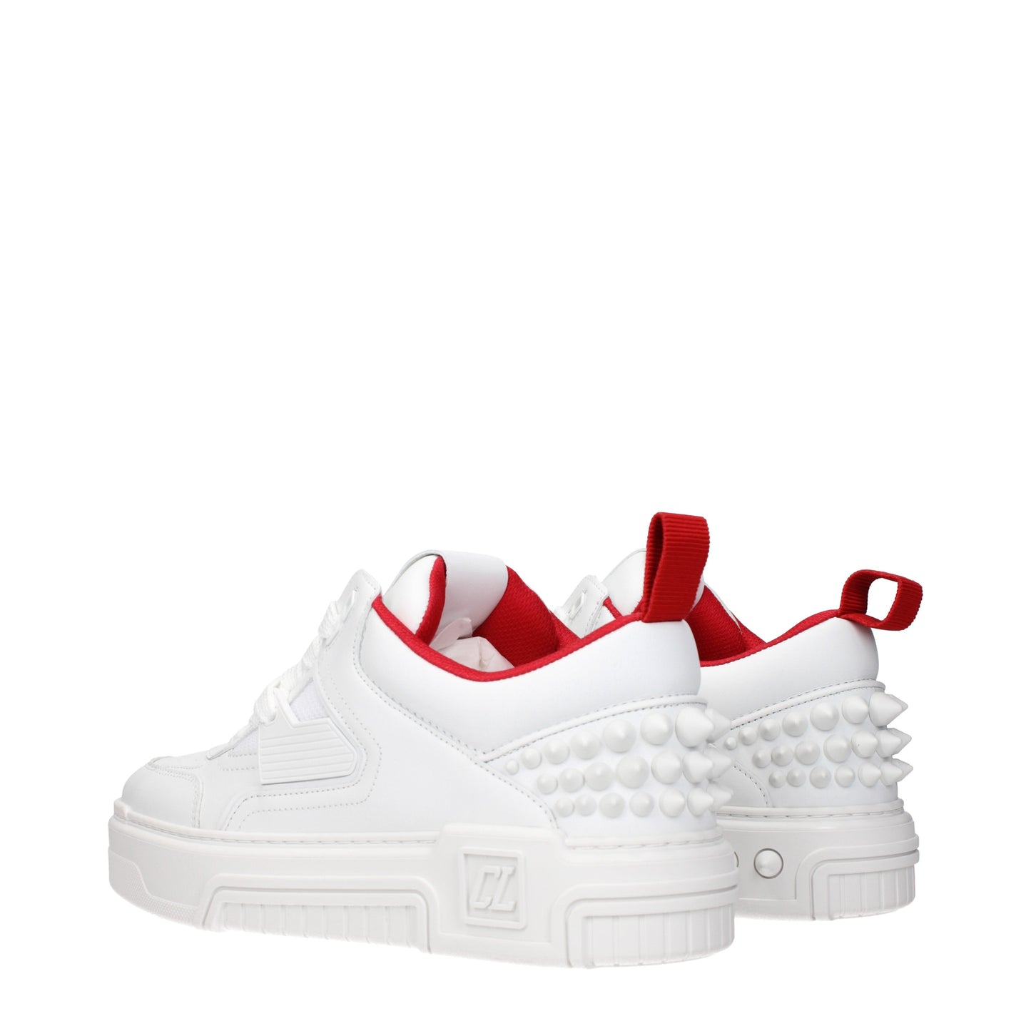 Louboutin Sneakers Men Leather White