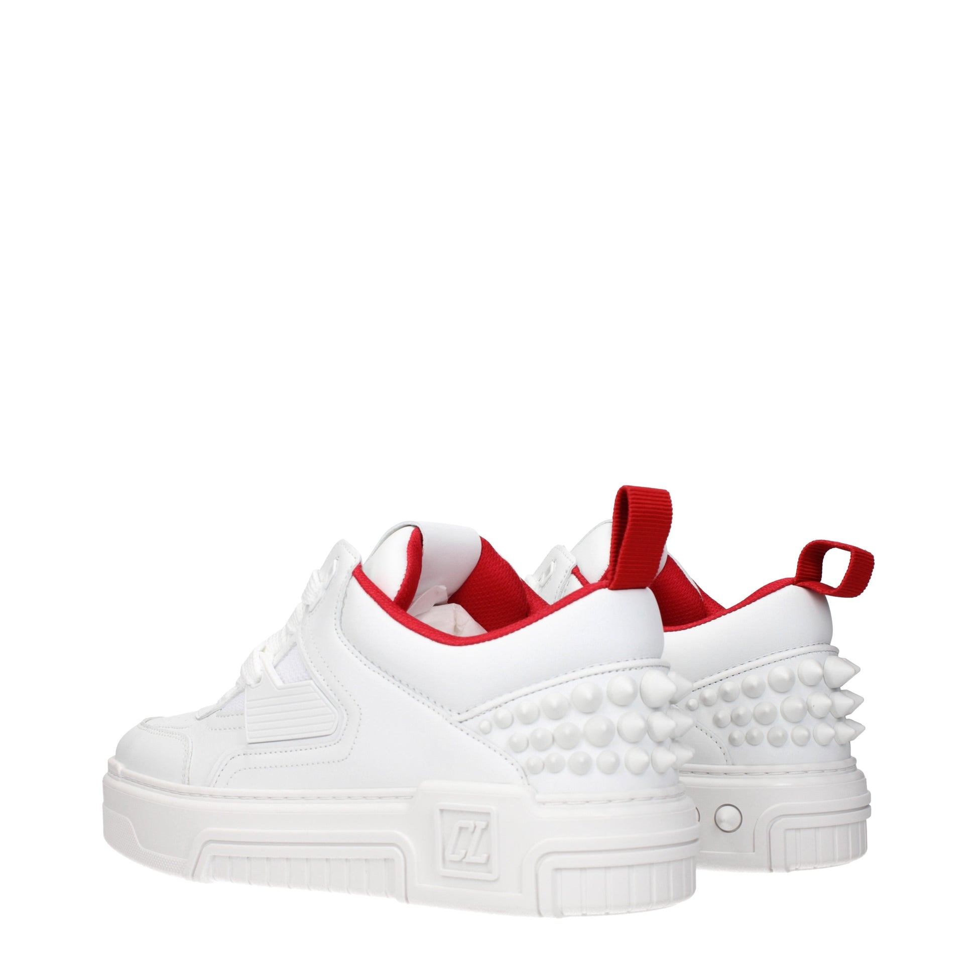 Louboutin Sneakers Men Leather White