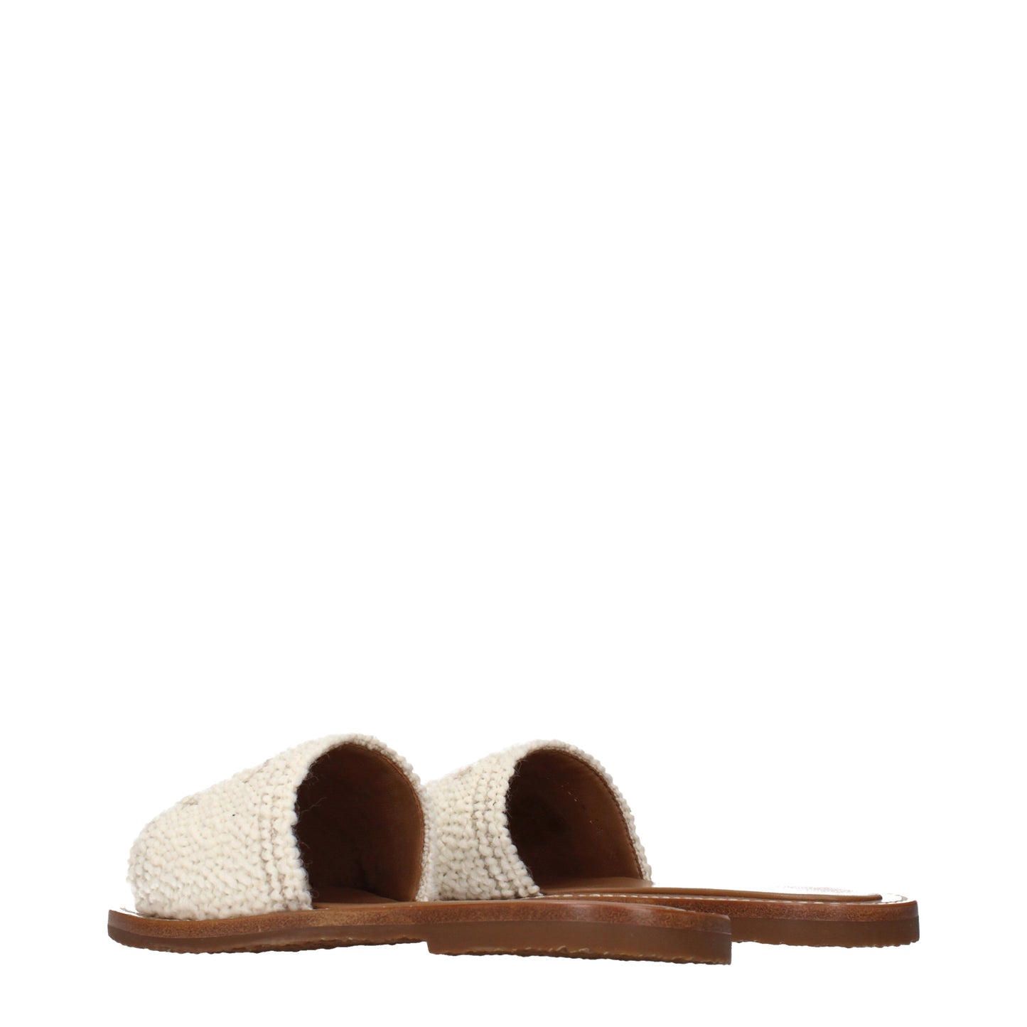 Celine Slippers and Clogs Women Fabric  Beige/Ecru