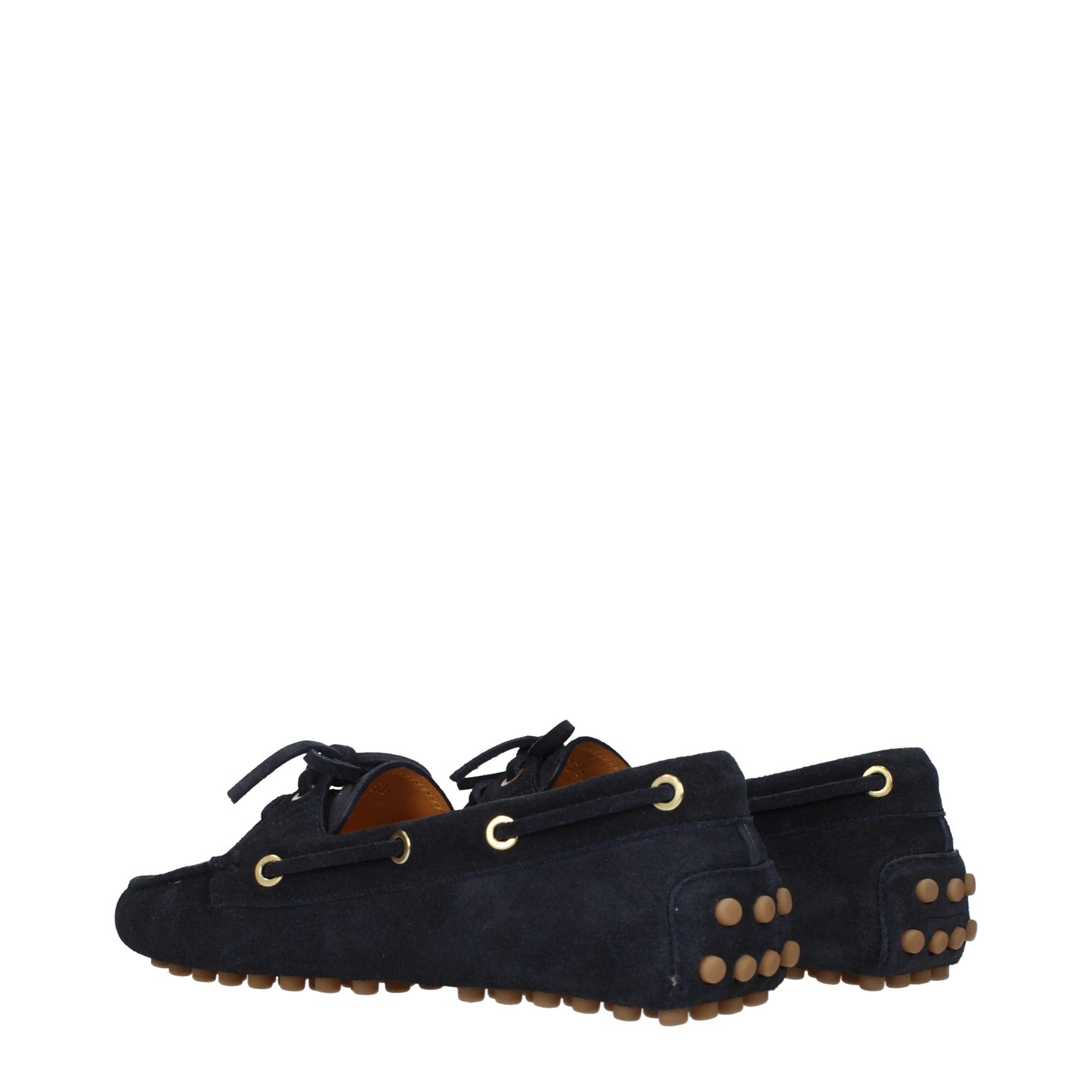 Tod's Loafers Women Suede Blue