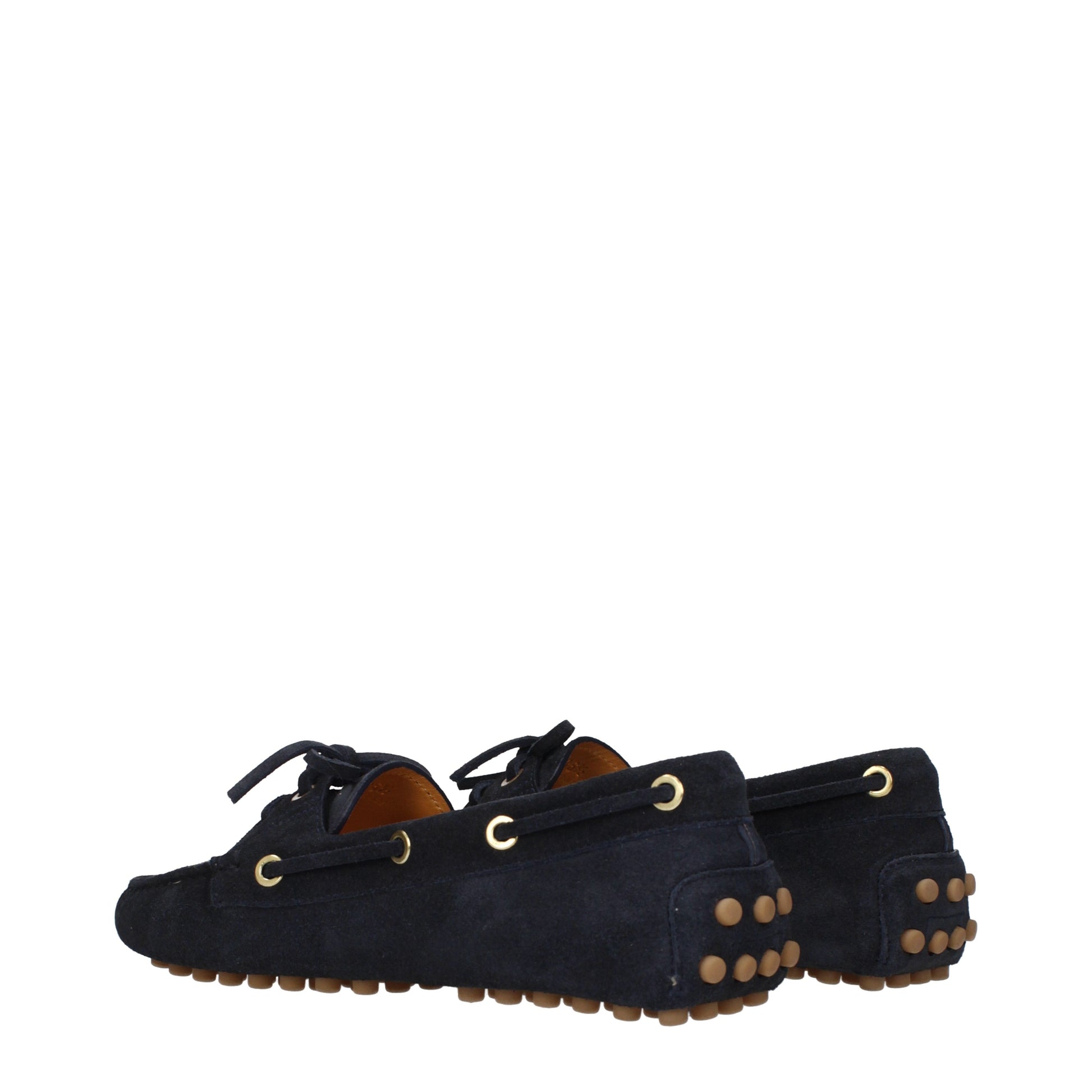 Tod's Loafers Women Suede Blue