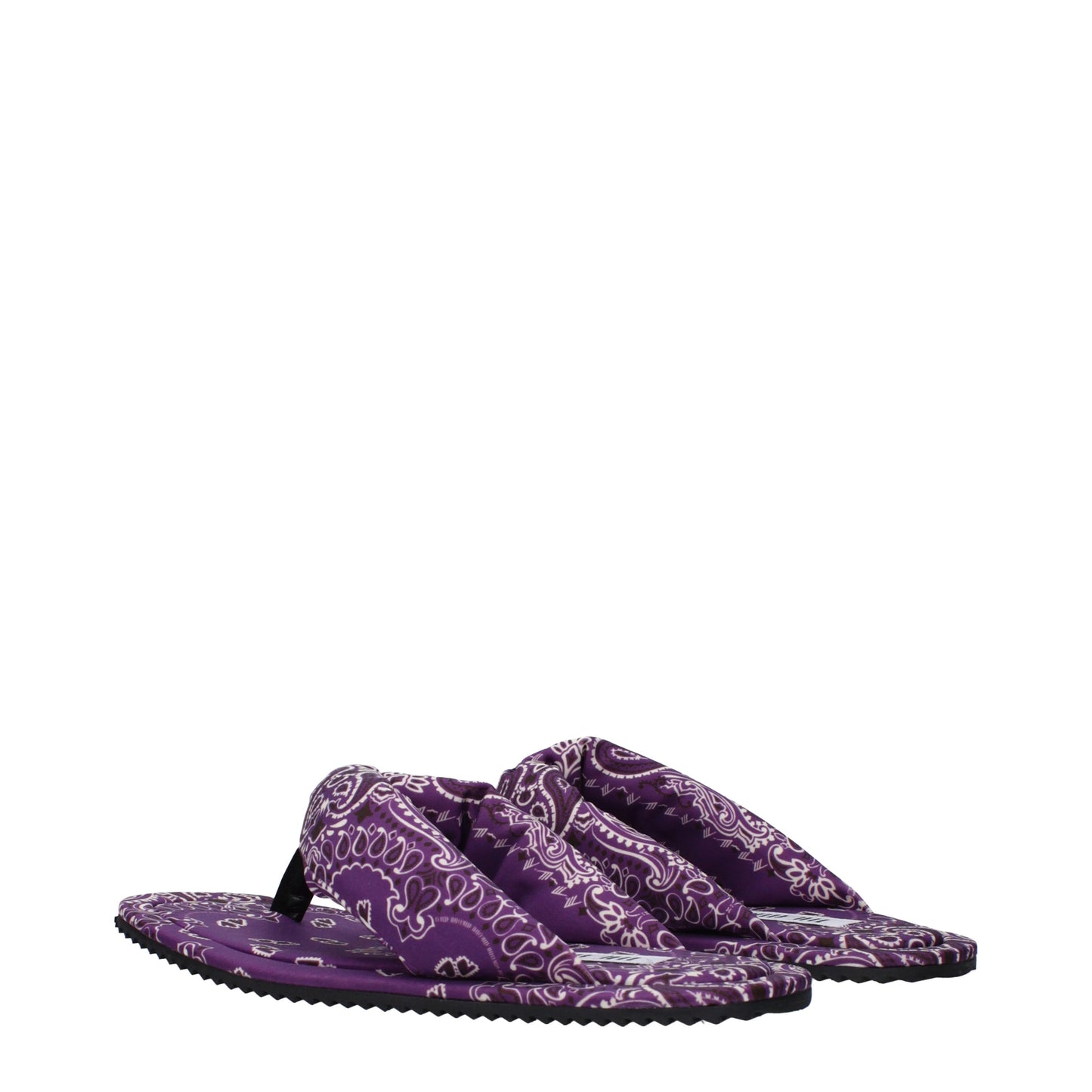 The Attico Women's Flip Flops Fabric Violet