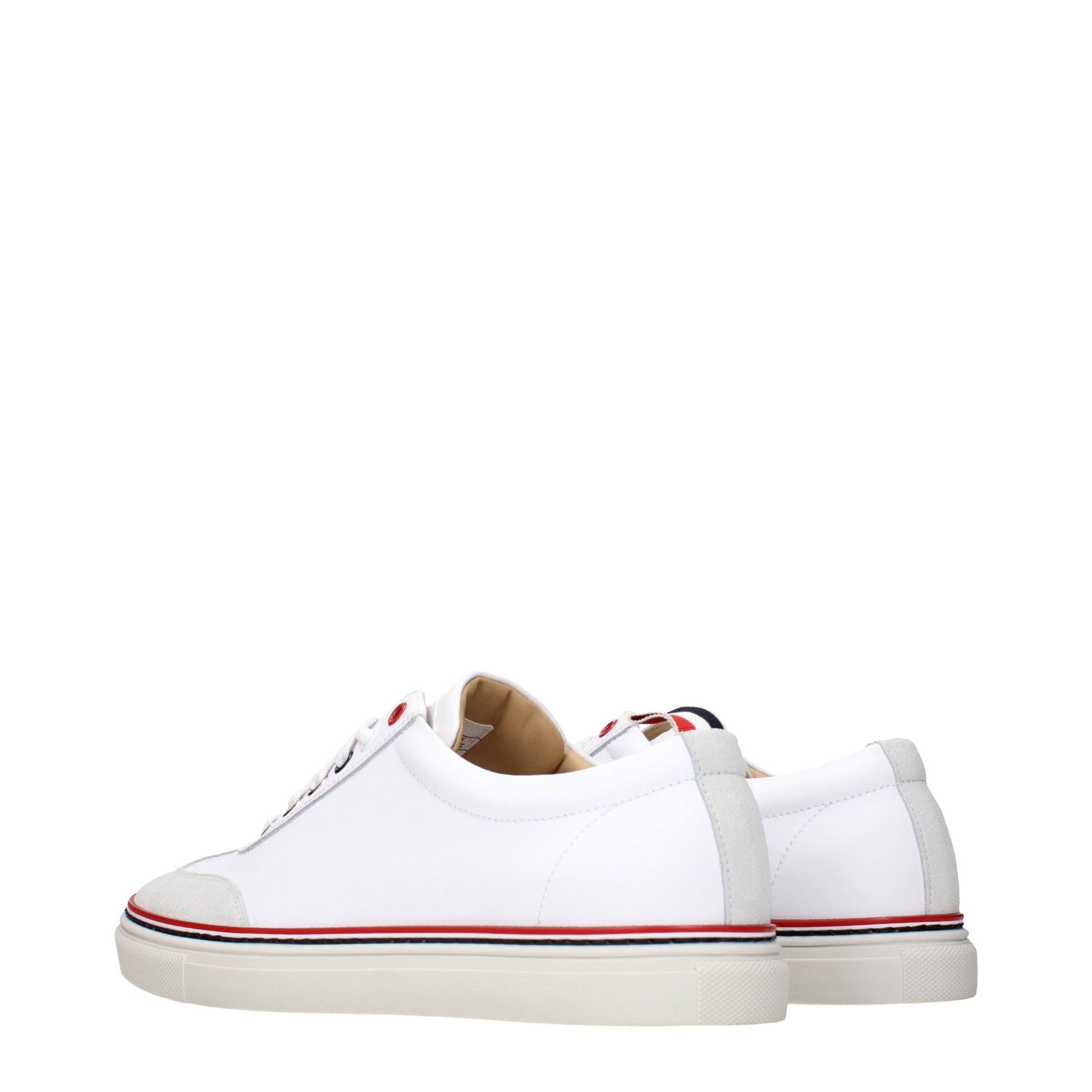 Thom Browne Sneakers Men Leather White/Light Grey