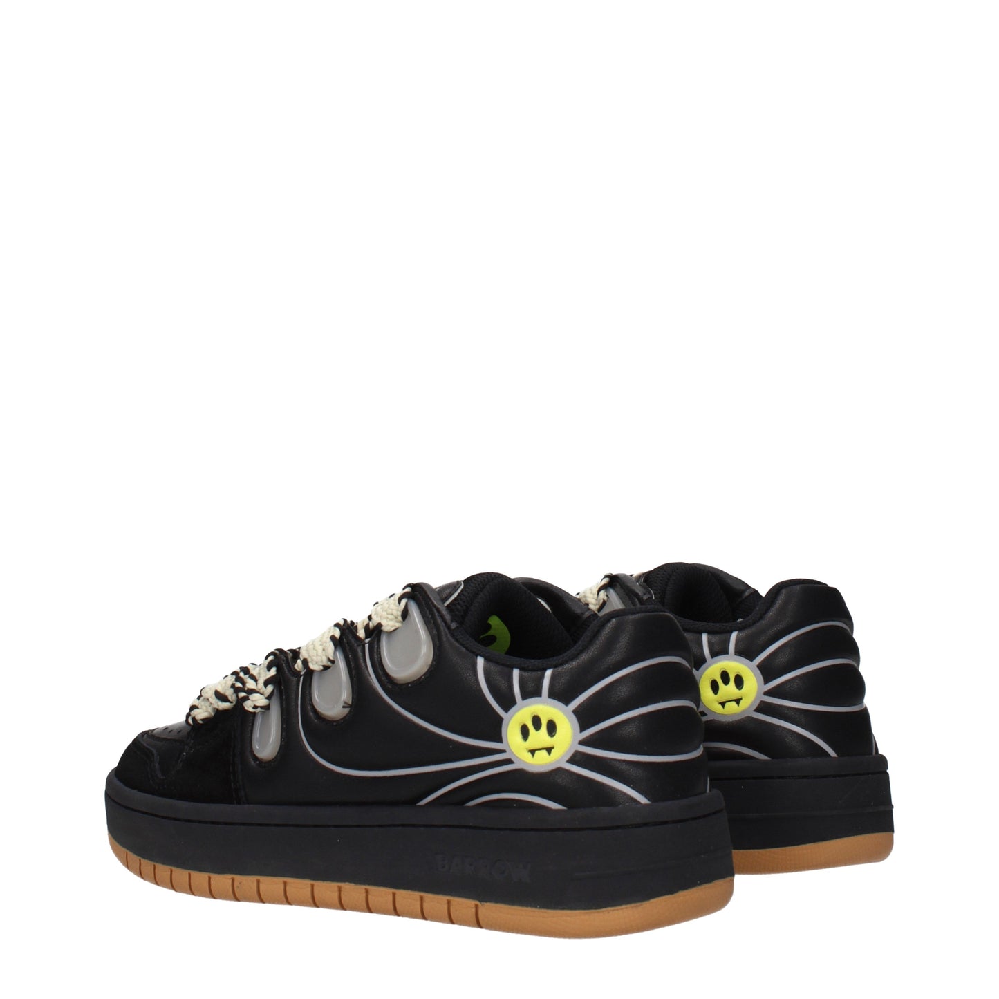Barrow Sneakers Women Leather Black