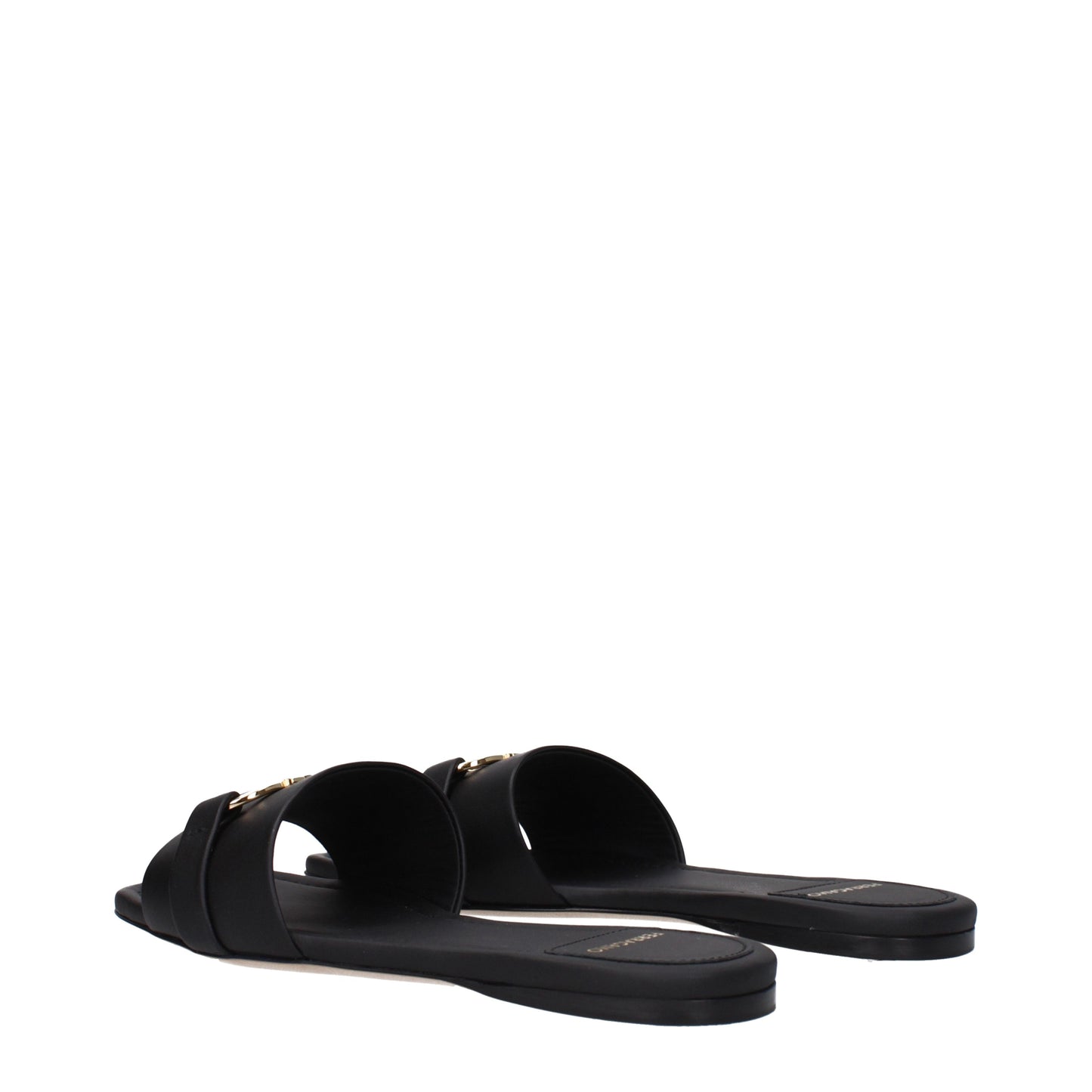 Salvatore Ferragamo Slippers and Clogs Women Leather Black