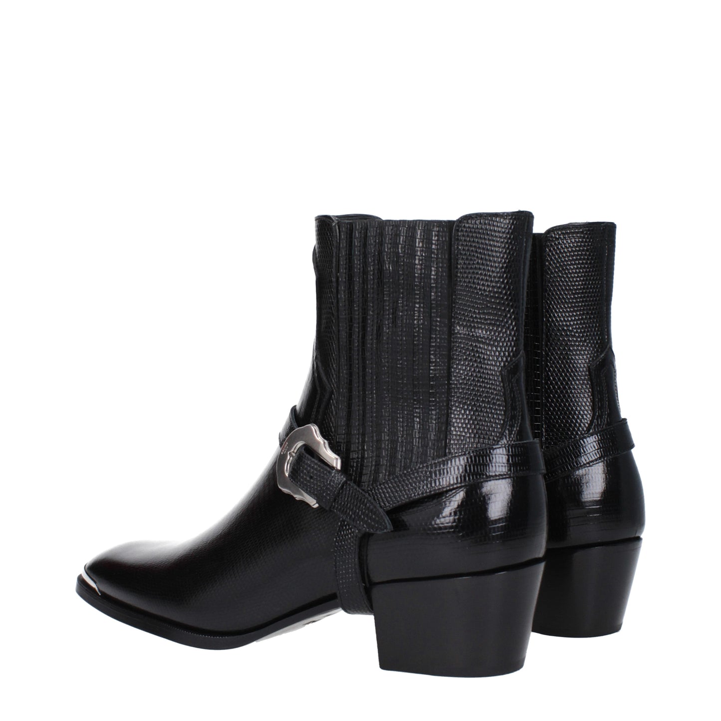 Celine Men's Boots in Leather Black