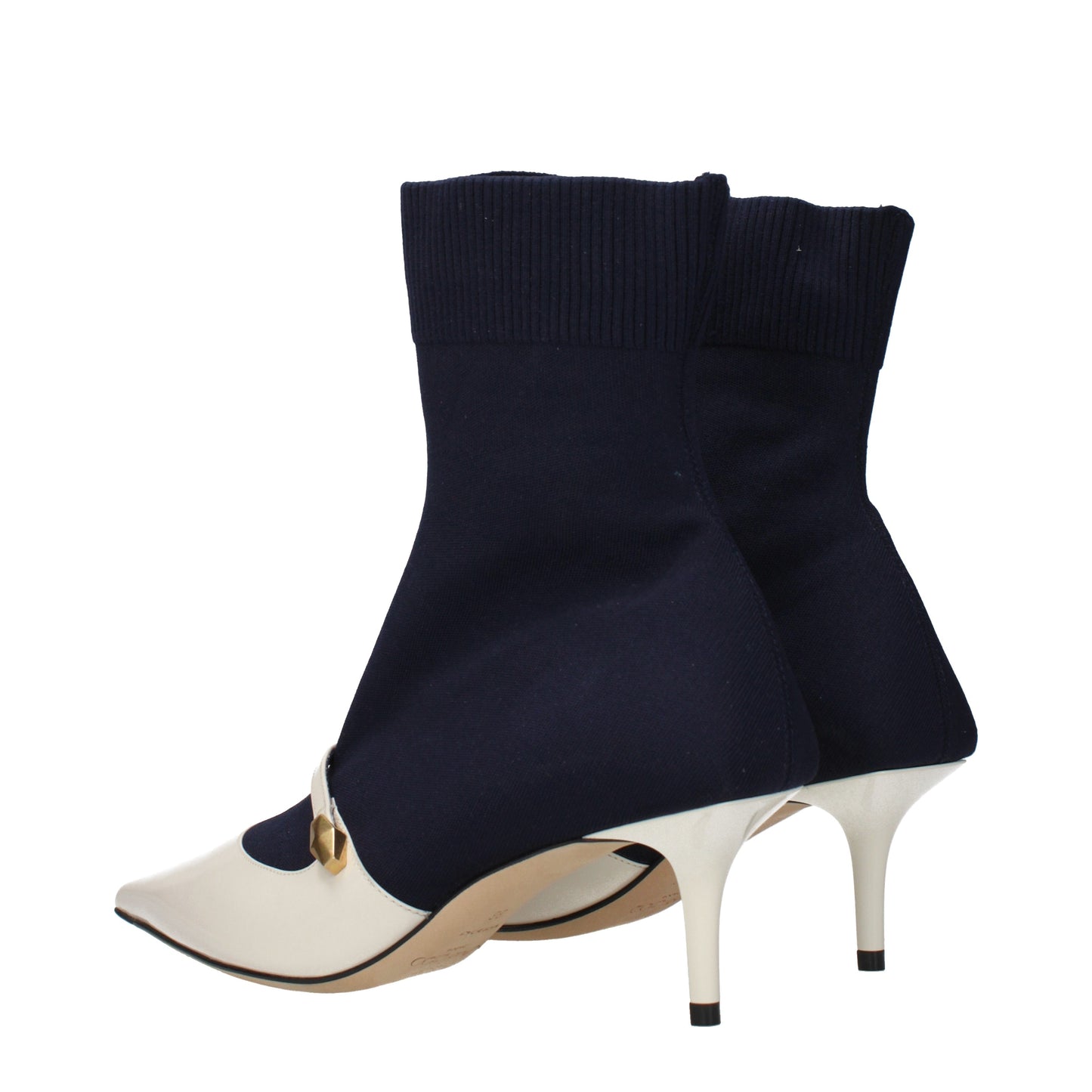 Jimmy Choo Ankle Boots Women Fabric  Blue/Milk