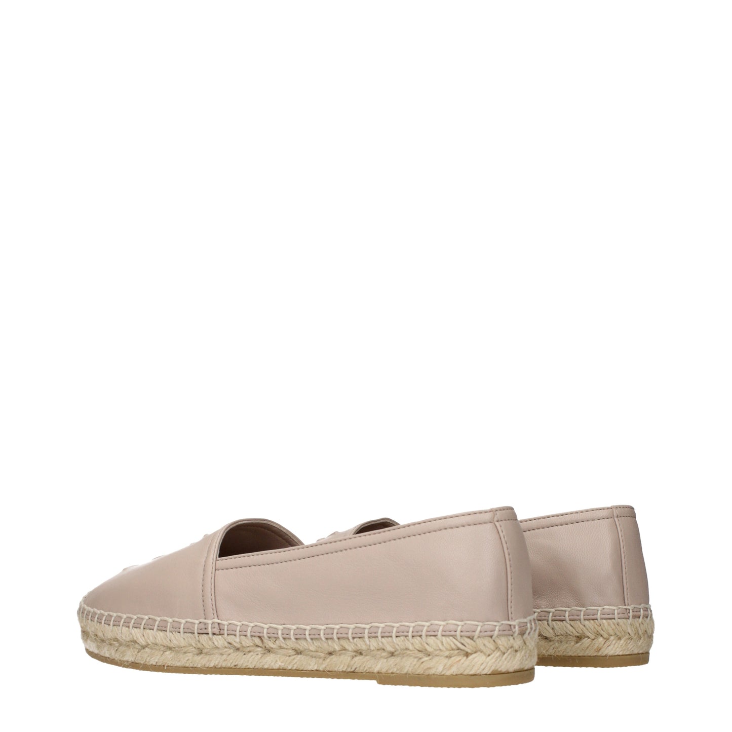 Saint Laurent Espadrilles Women Leather Beige/Powder