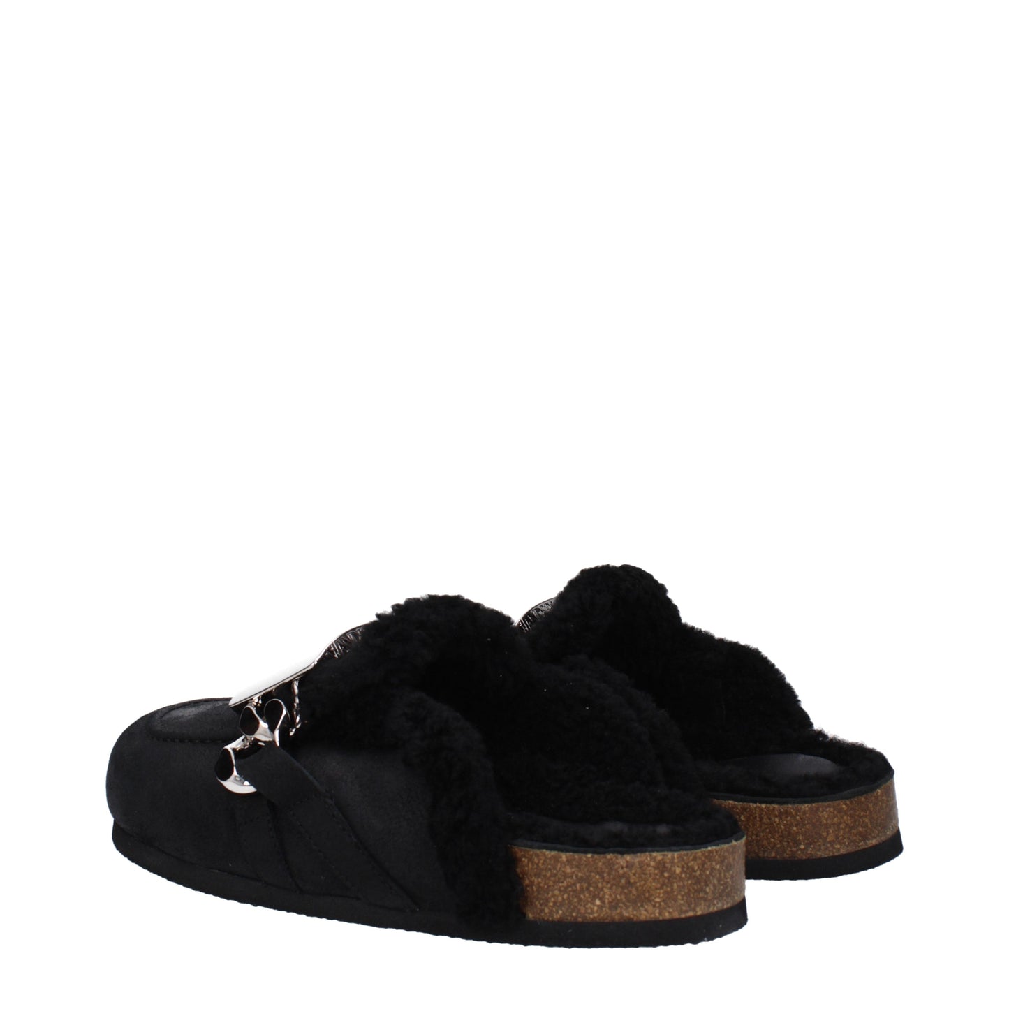 Jw Anderson Sandals & Slippers Men Suede Black