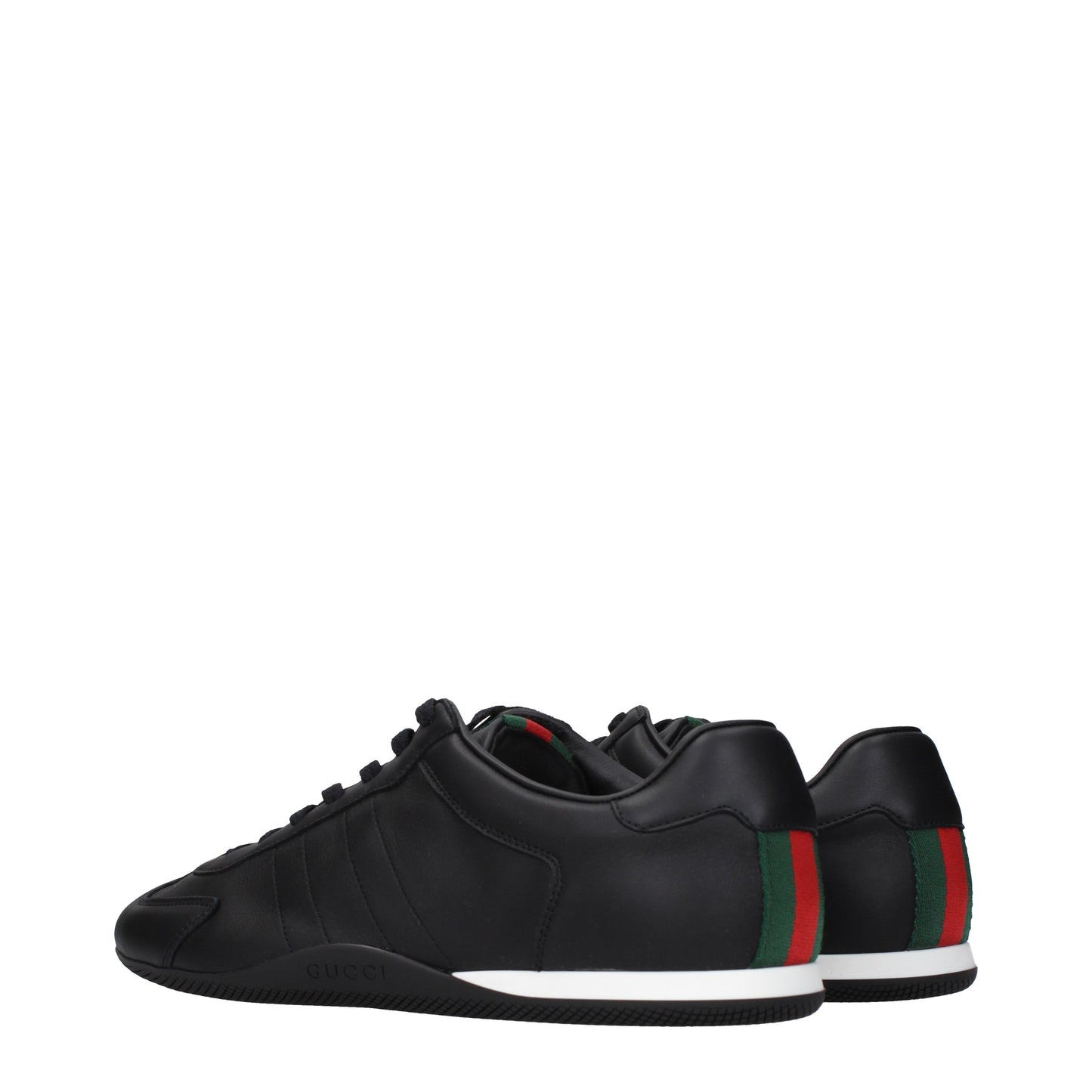 Gucci Sneakers Men Leather Black
