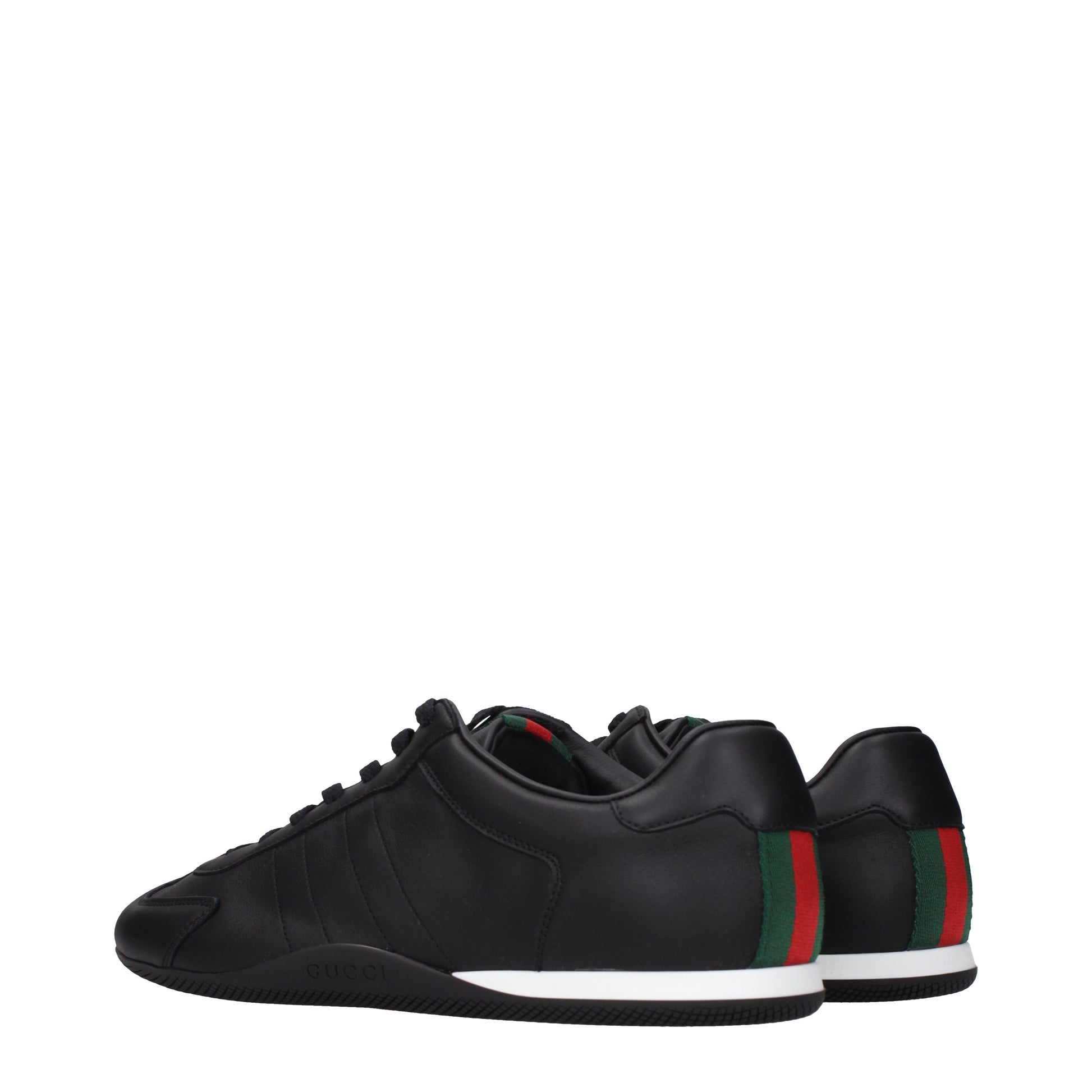 Gucci Sneakers Men Leather Black