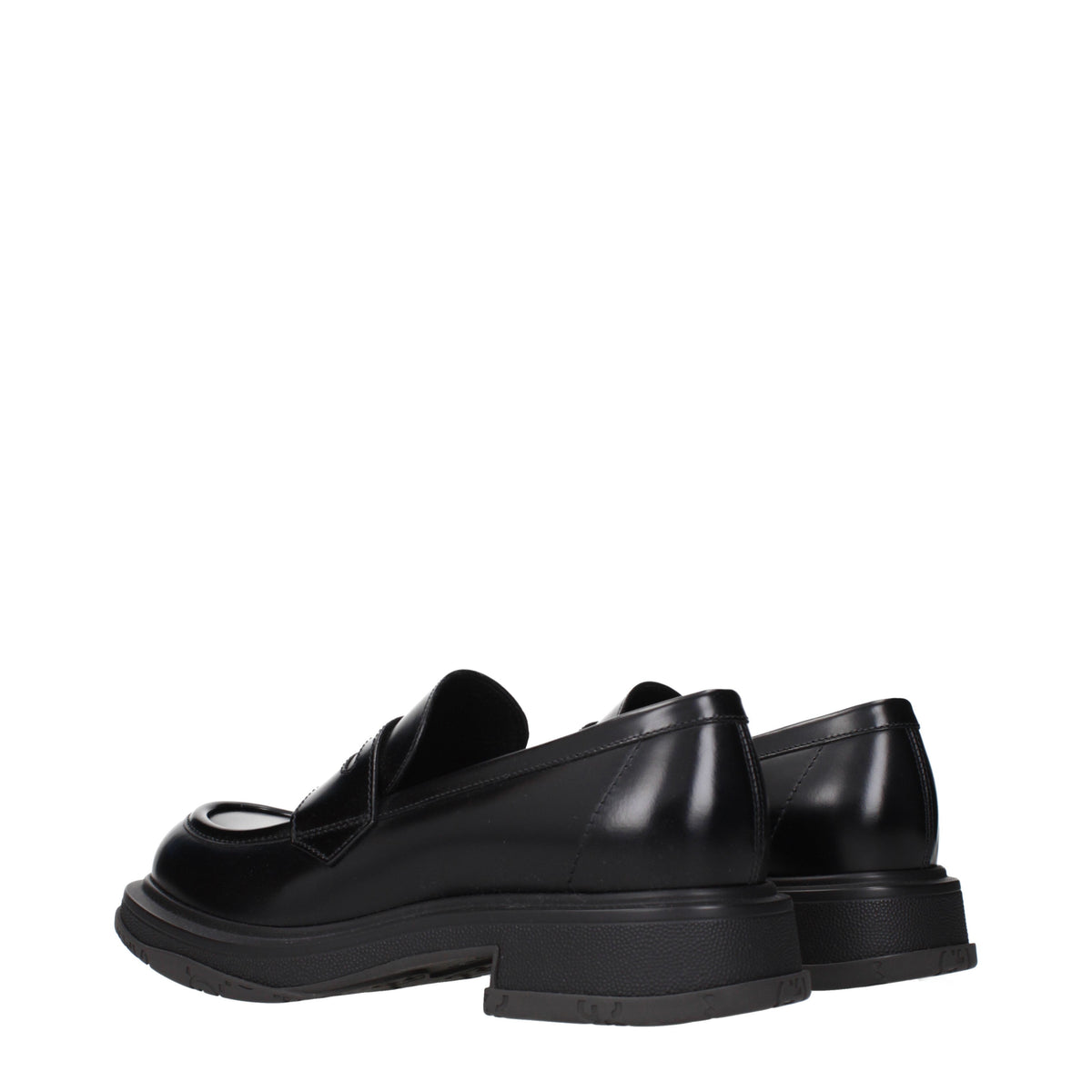 Gucci Loafers Men Leather Black