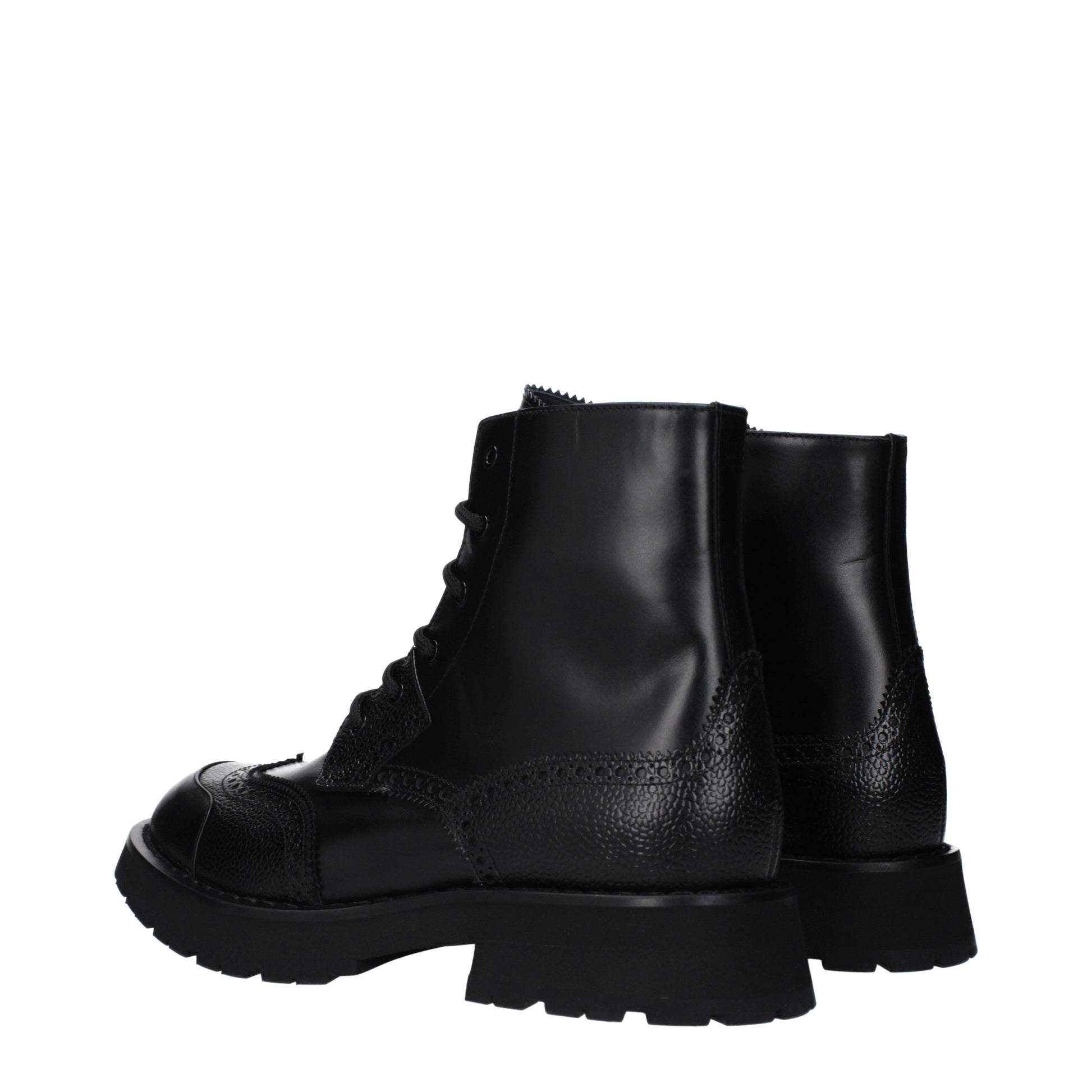 Alexander McQueen Men's Ankle Boots Leather