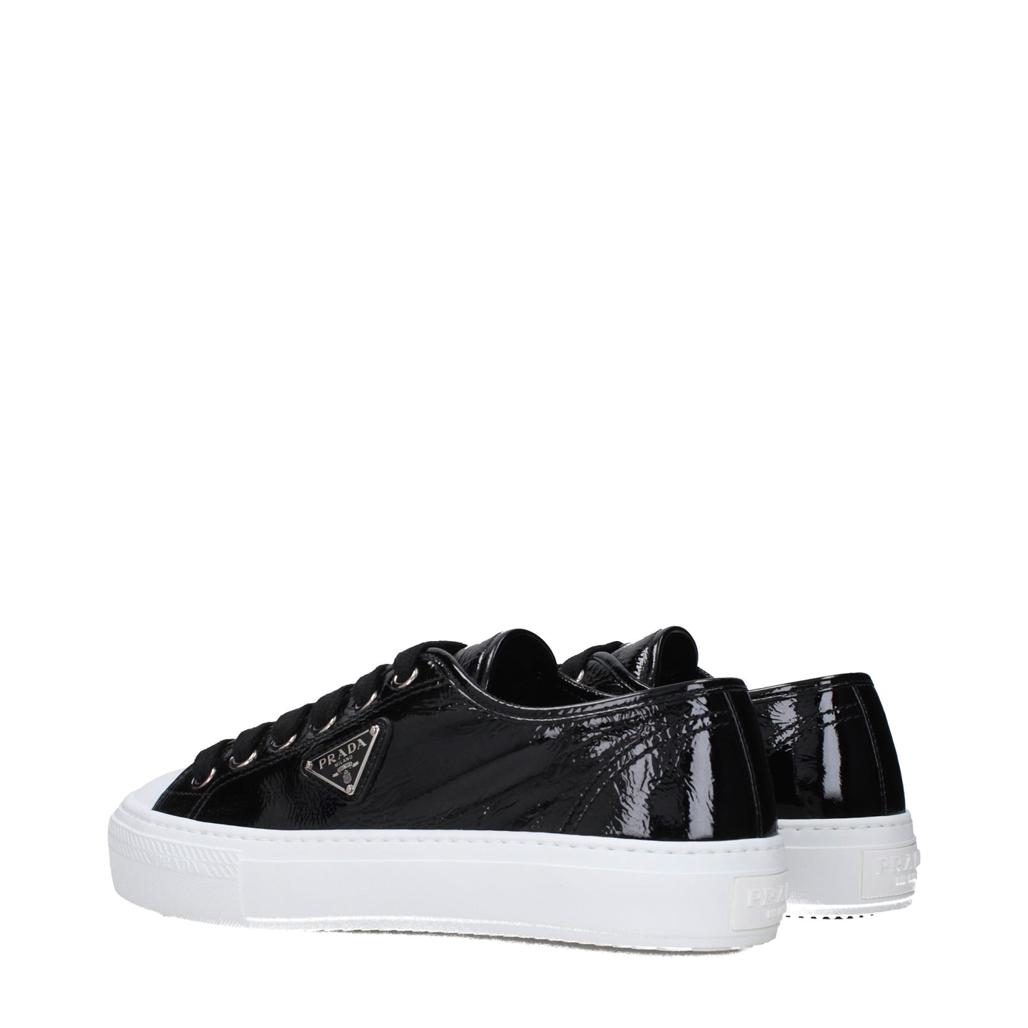 Prada Women's Sneakers Patent Leather