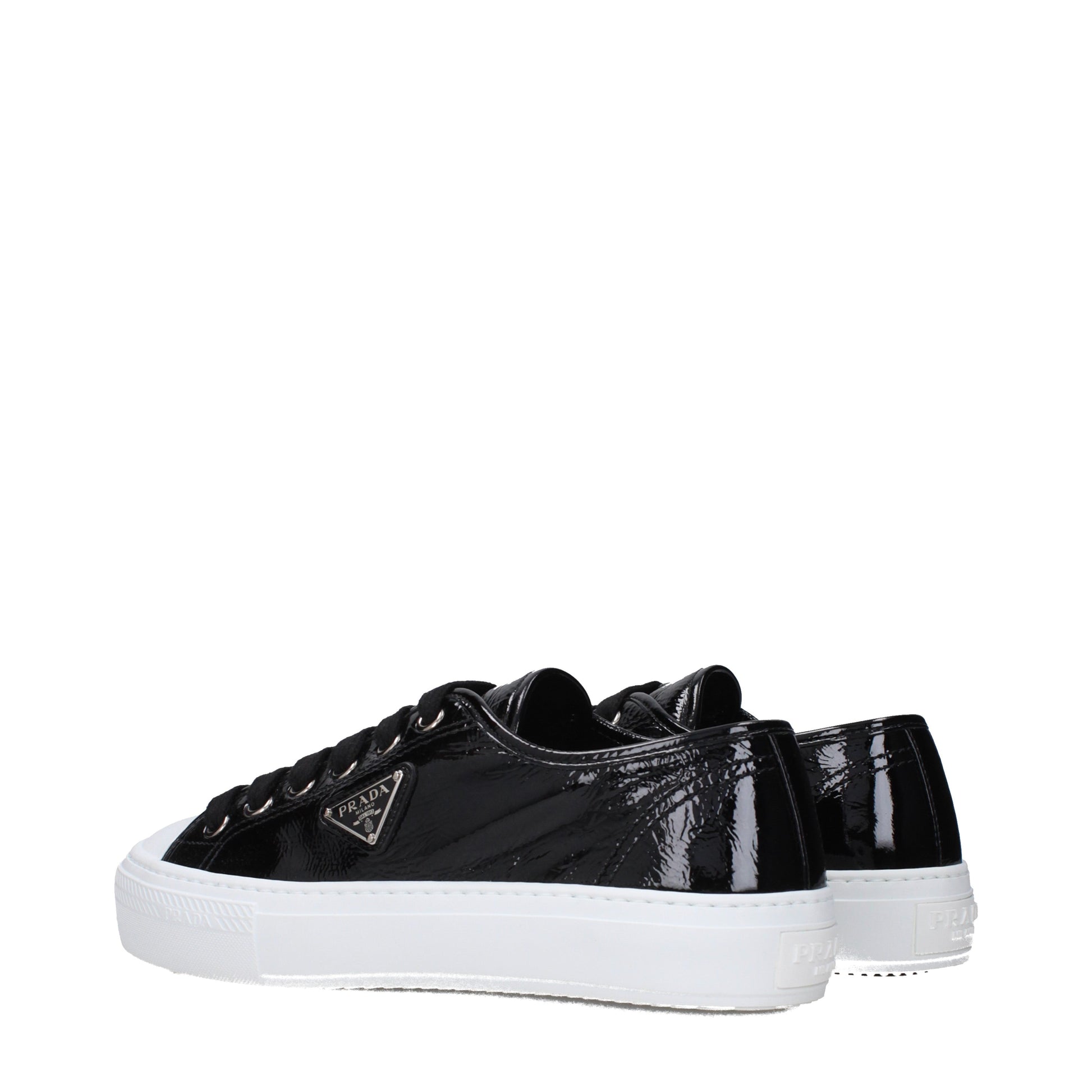 Prada Women's Sneakers Patent Leather