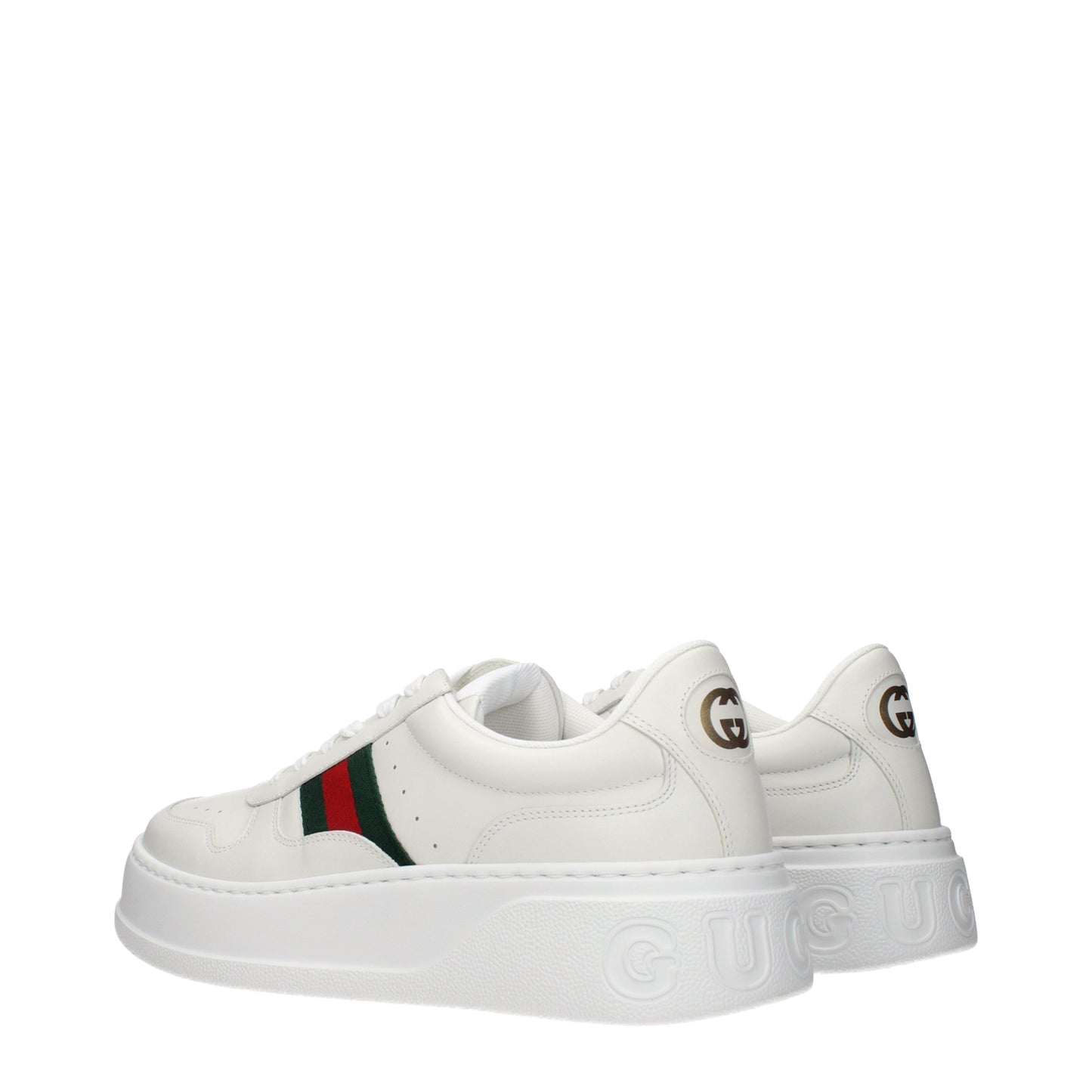 Gucci Sneakers Men Leather White