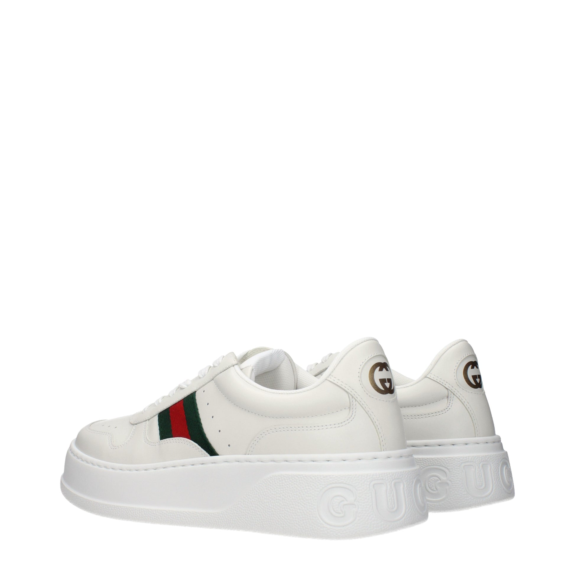 Gucci Sneakers Men Leather White
