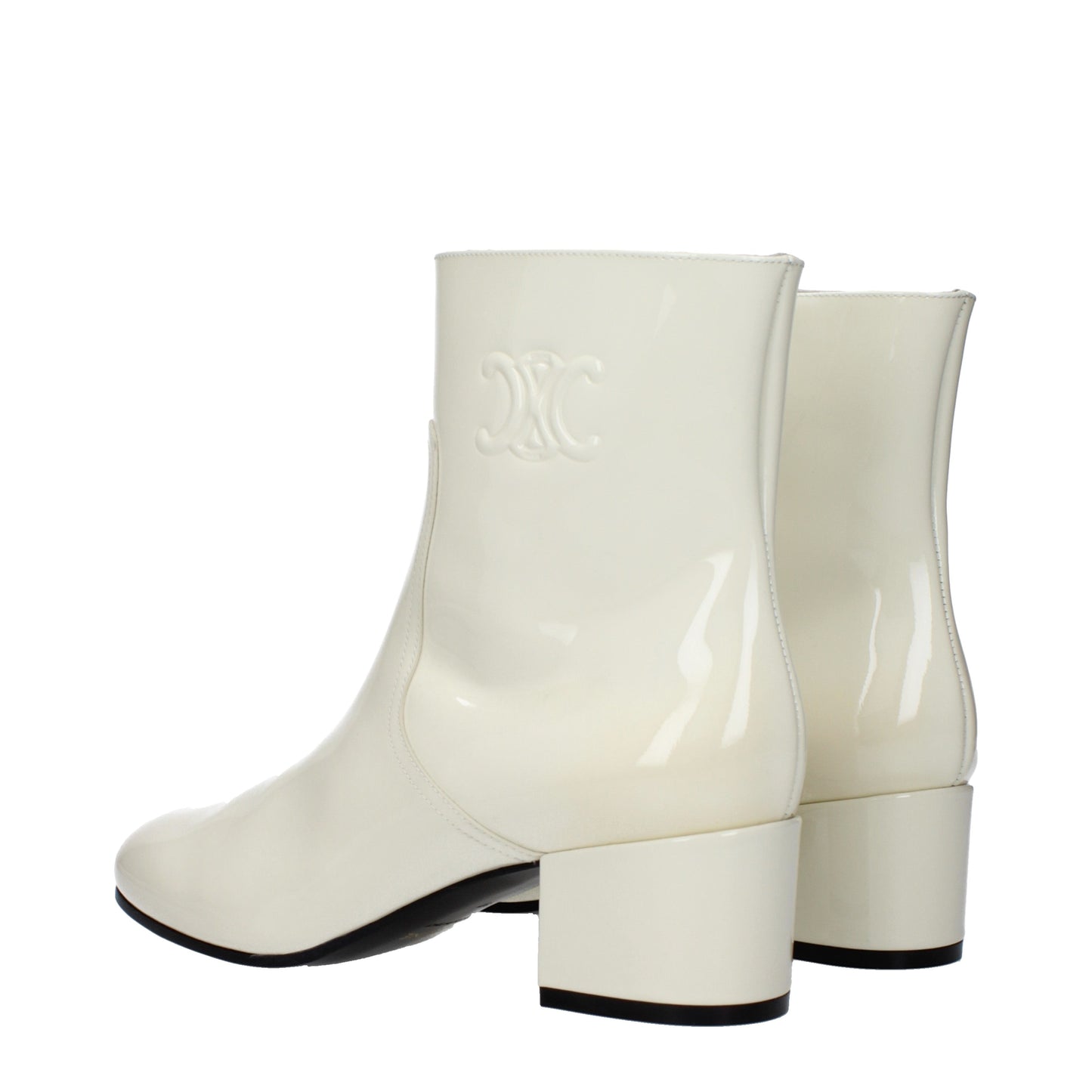 Celine Women's Ankle Boots Patent Leather