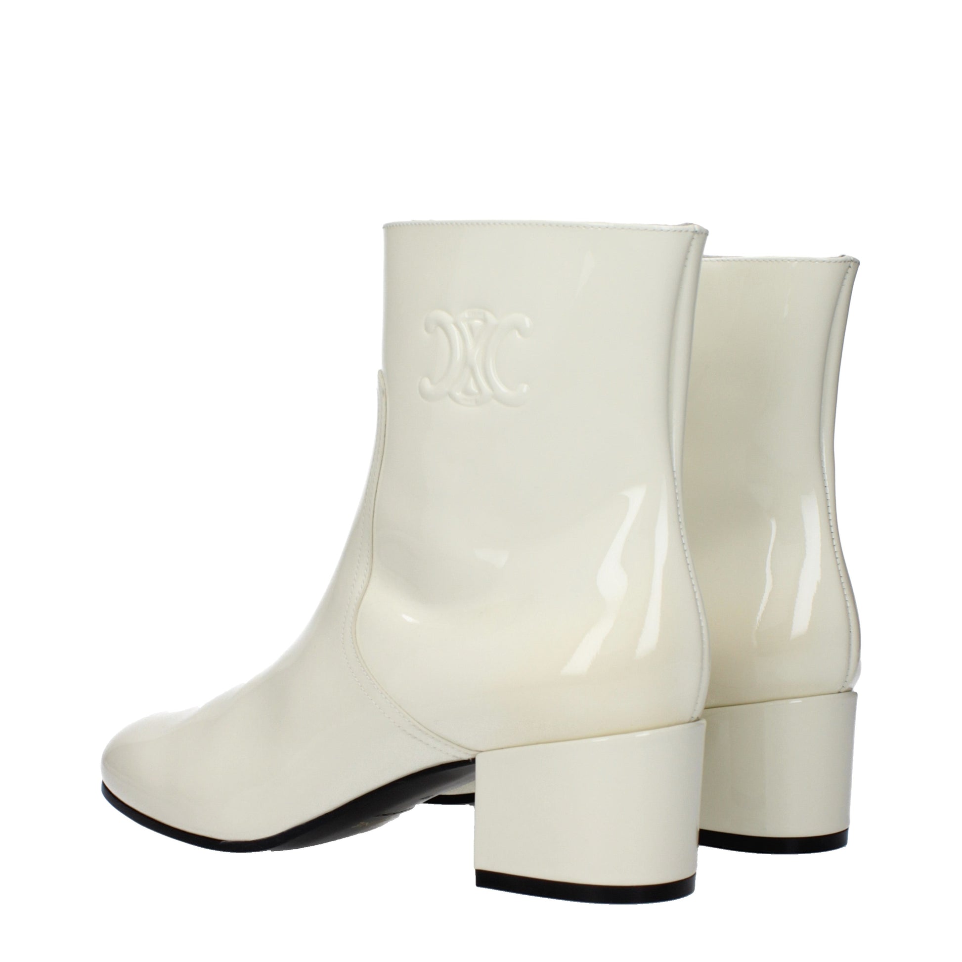 Celine Women's Ankle Boots Patent Leather