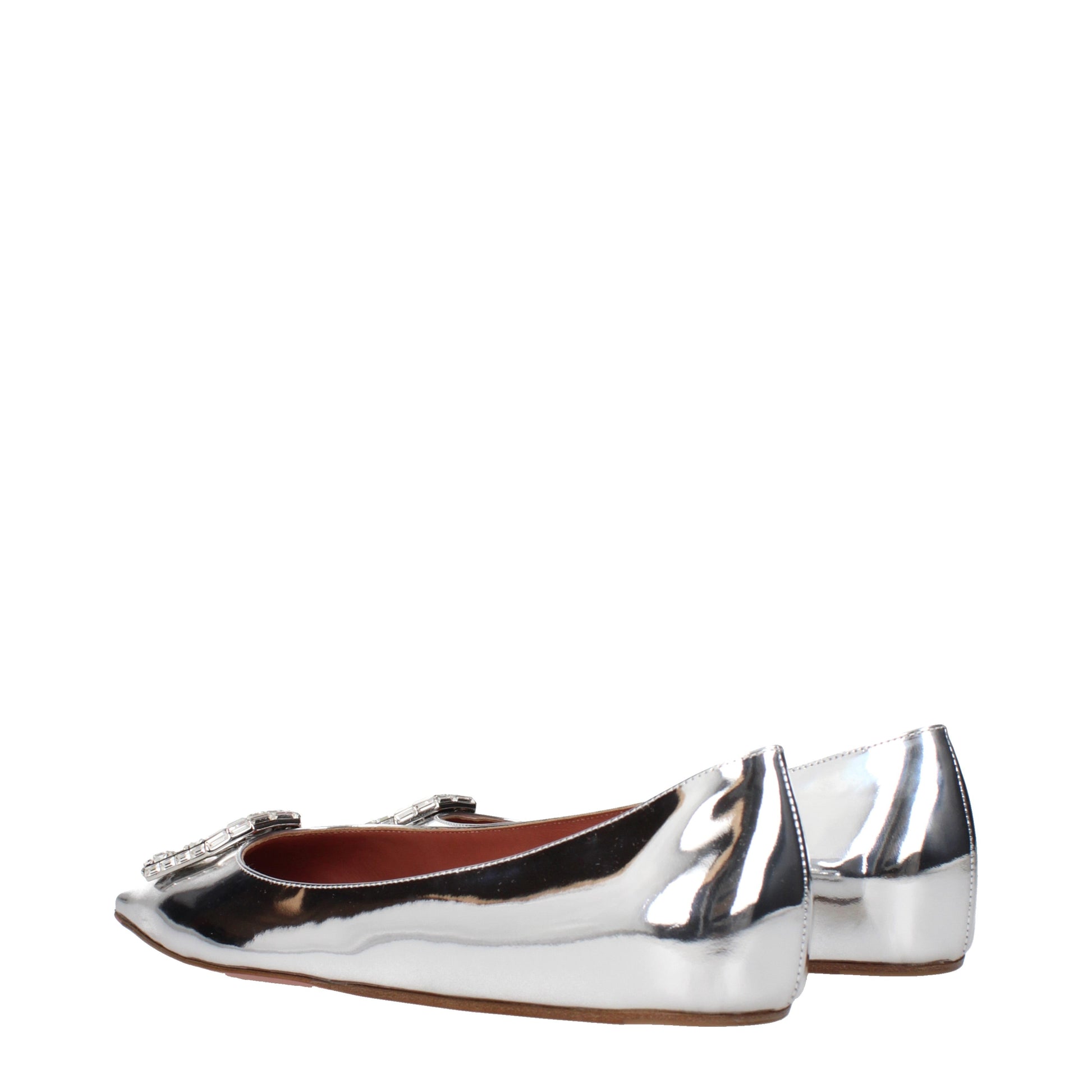 Amina Muaddi Women's Ballet Flats Leather
