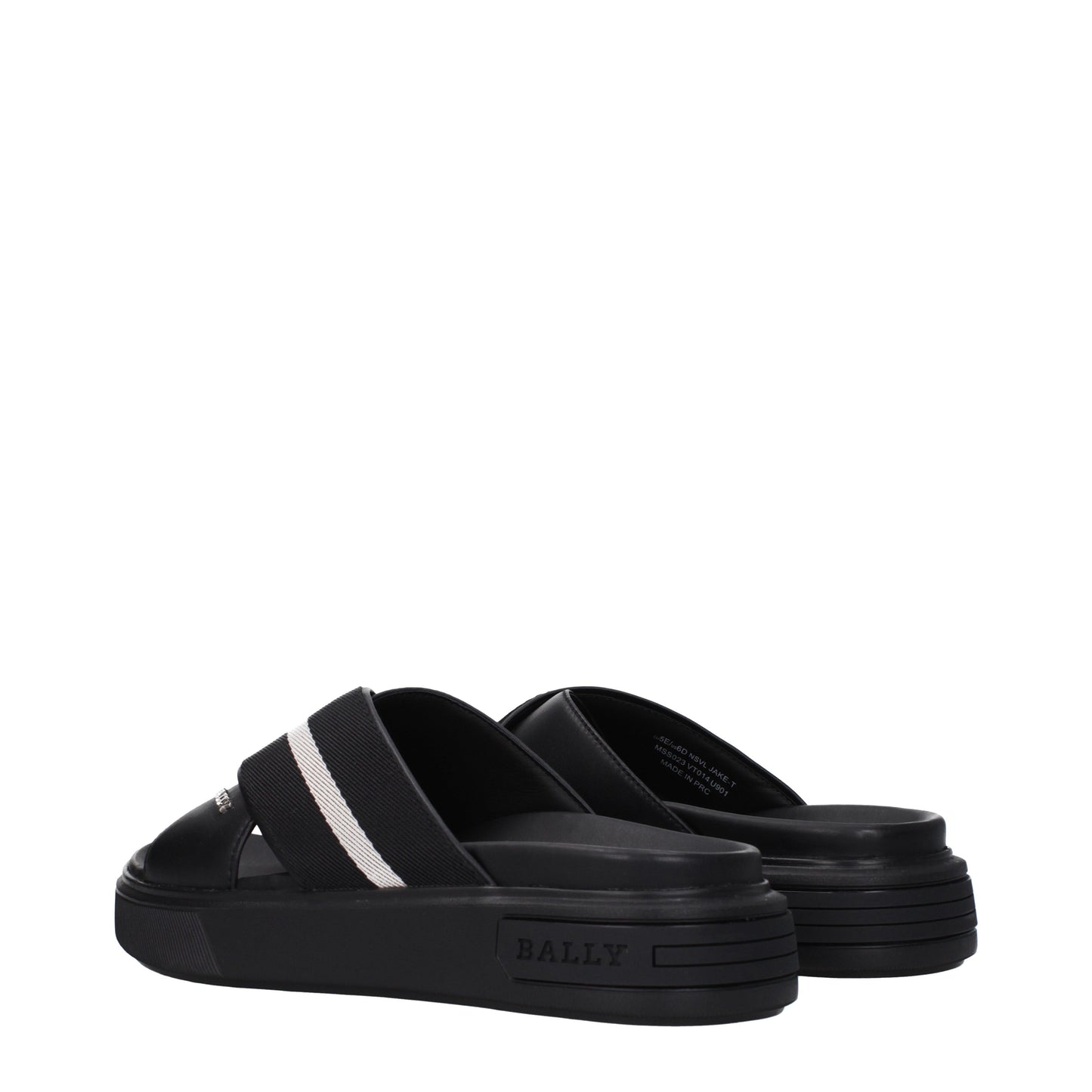 Bally Sandals & Slippers Men Leather Black/Black