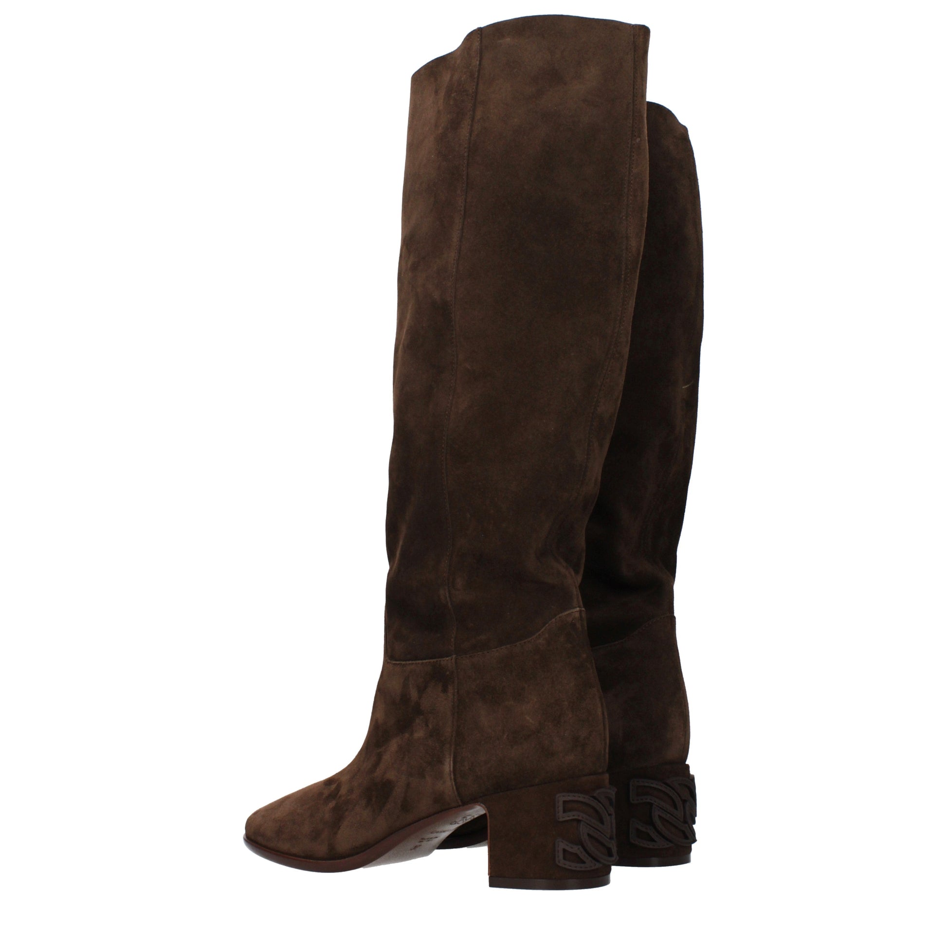 Casadei Boots Women Suede Brown/Cocoa