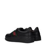 Gucci Sneakers Men Leather Black