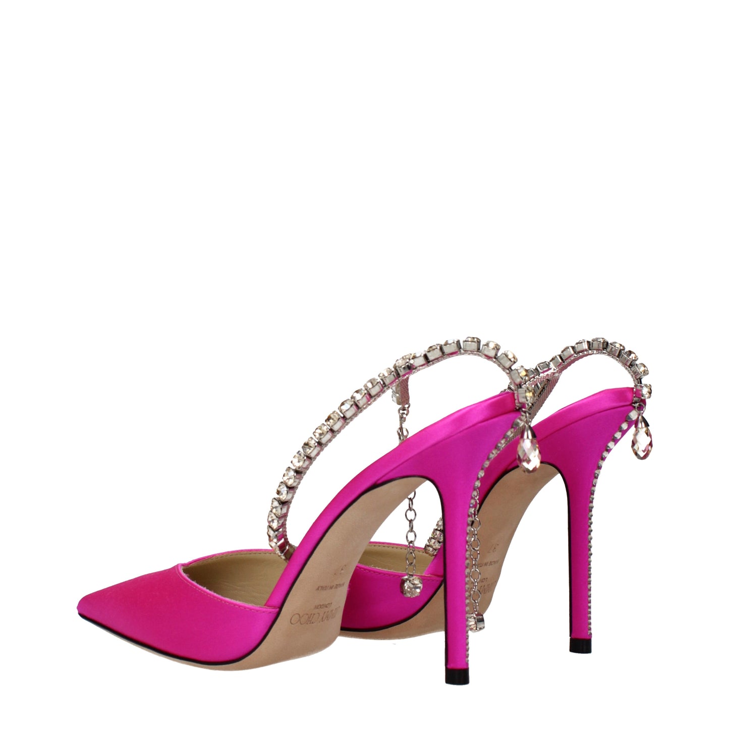 Jimmy Choo Sandals Women Satin Fuchsia