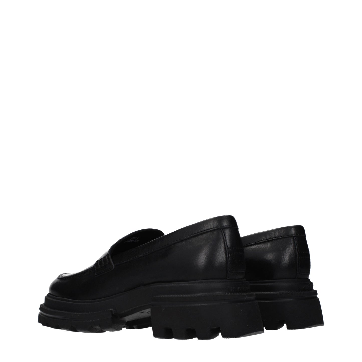 Hogan Loafers Women Leather Black