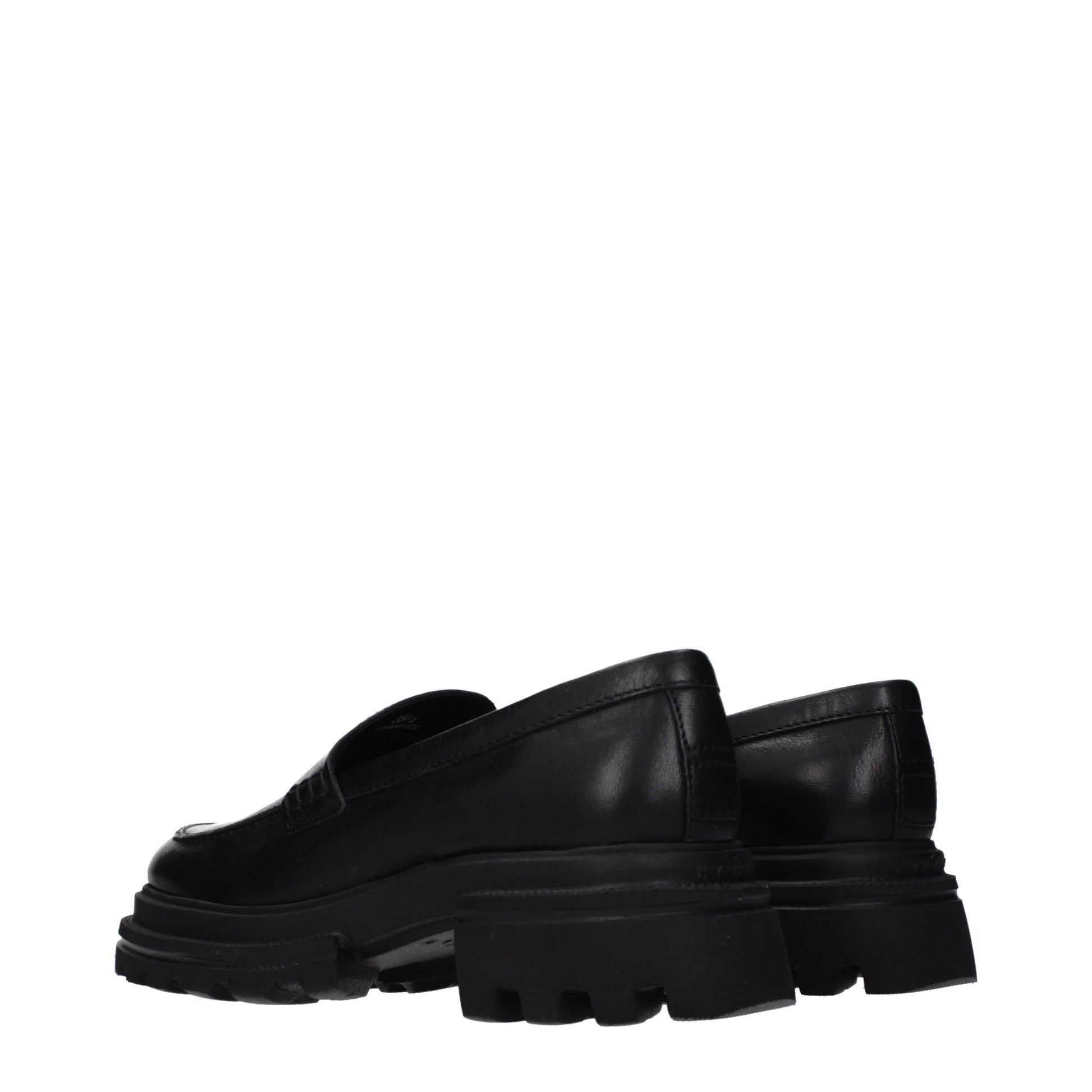 Hogan Loafers Women Leather Black