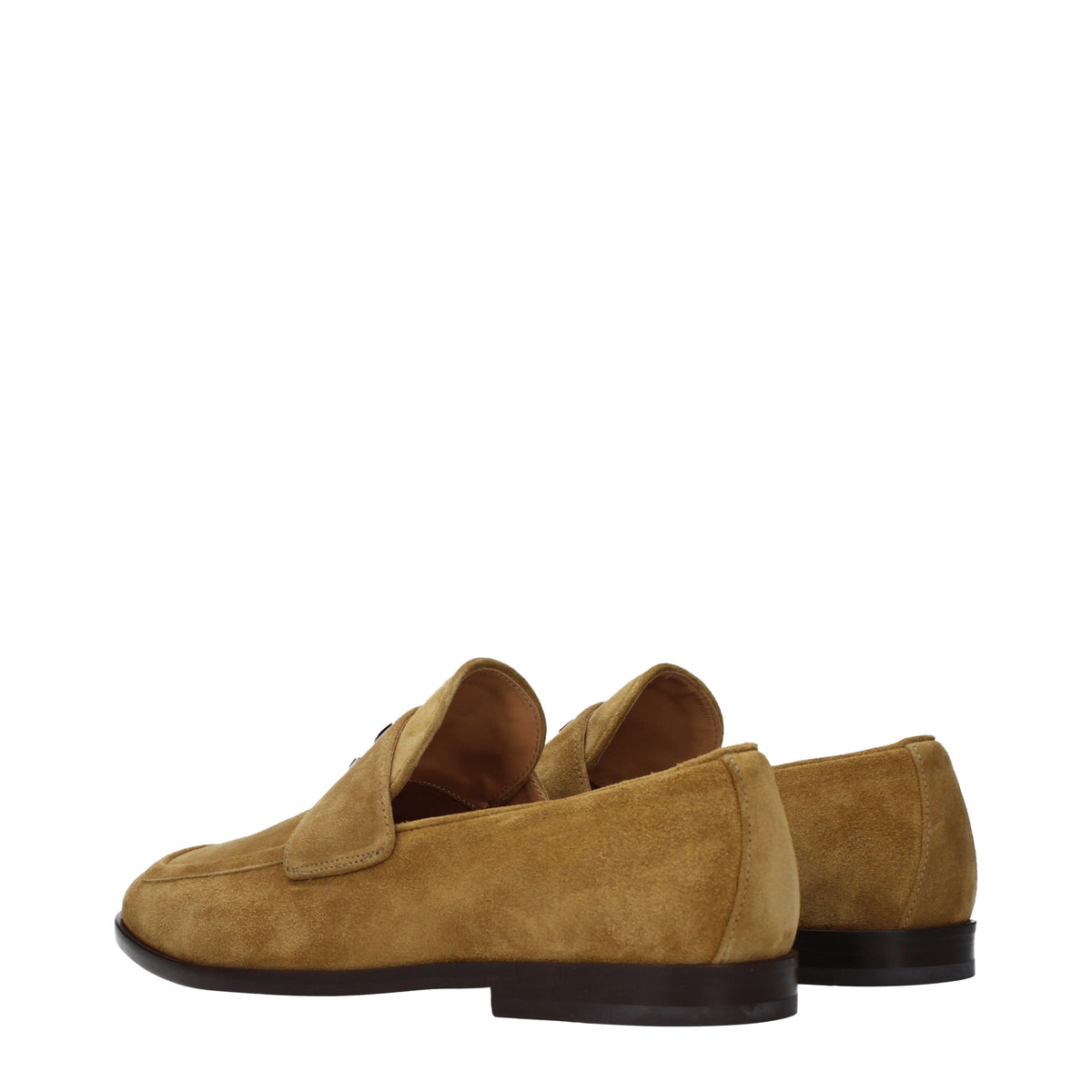 Jil Sander Loafers Men Suede Brown/Camel