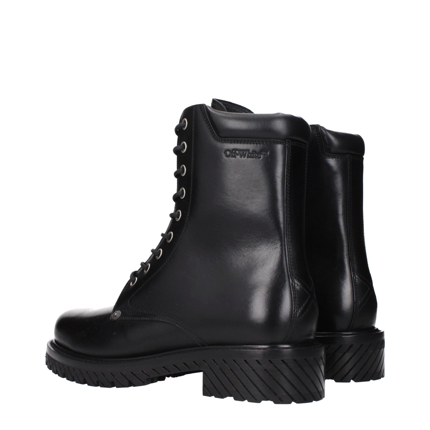 Off-White Men's Ankle Boots Leather