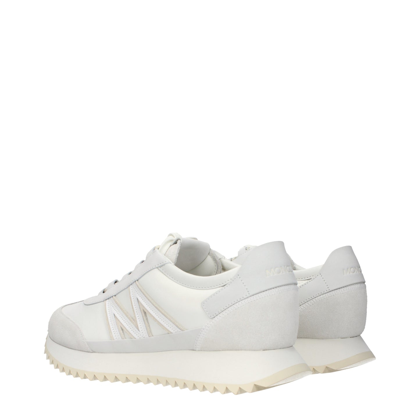 Moncler Sneakers Men Leather White/Light Grey