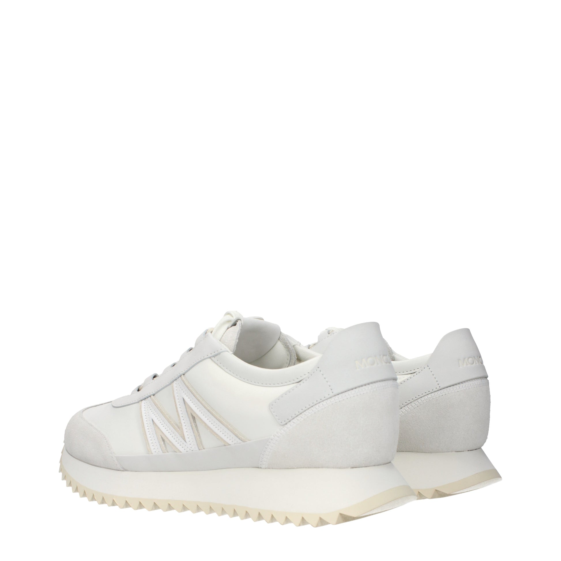 Moncler Sneakers Men Leather White/Light Grey