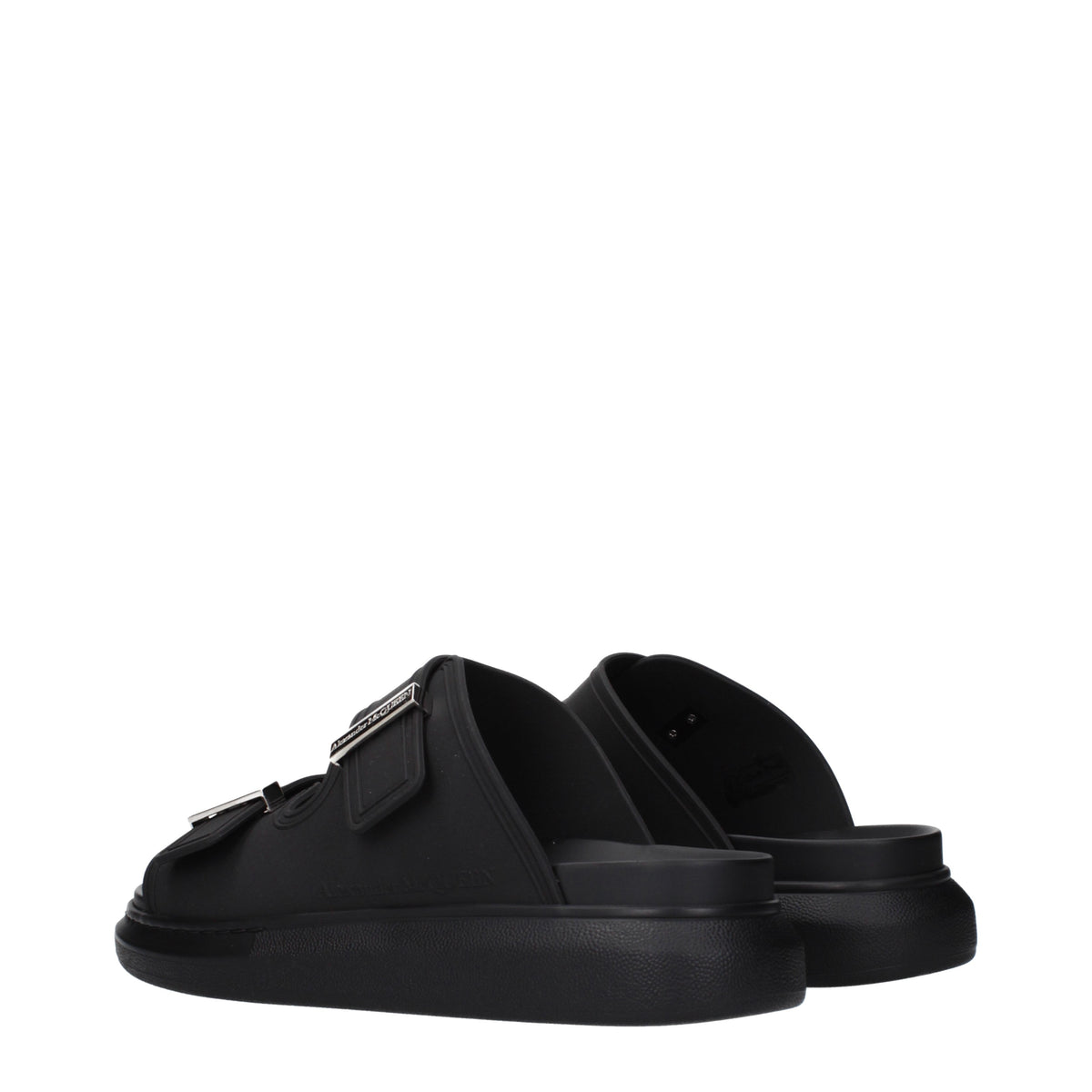 Alexander McQueen Slippers and Clogs Men Rubber Black