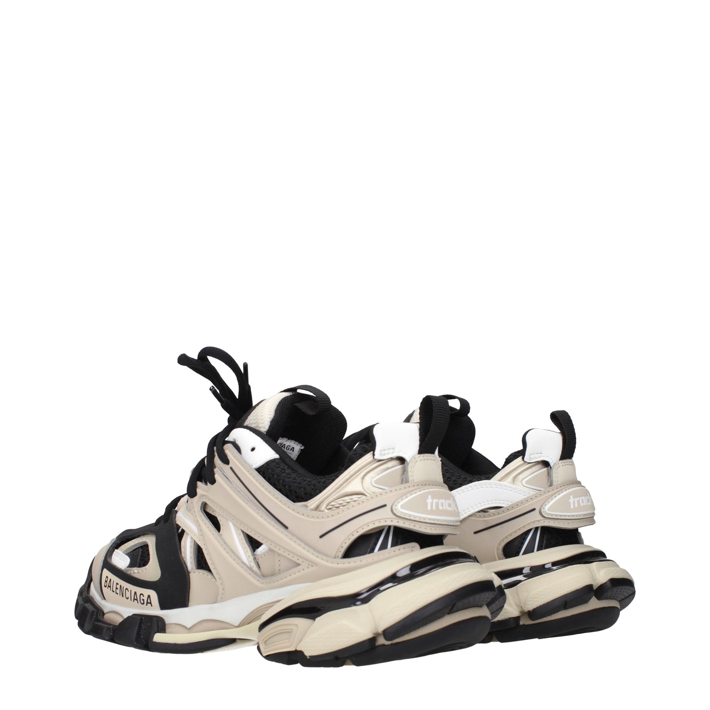 Balenciaga Sneakers Women Fabric  Beige/Black