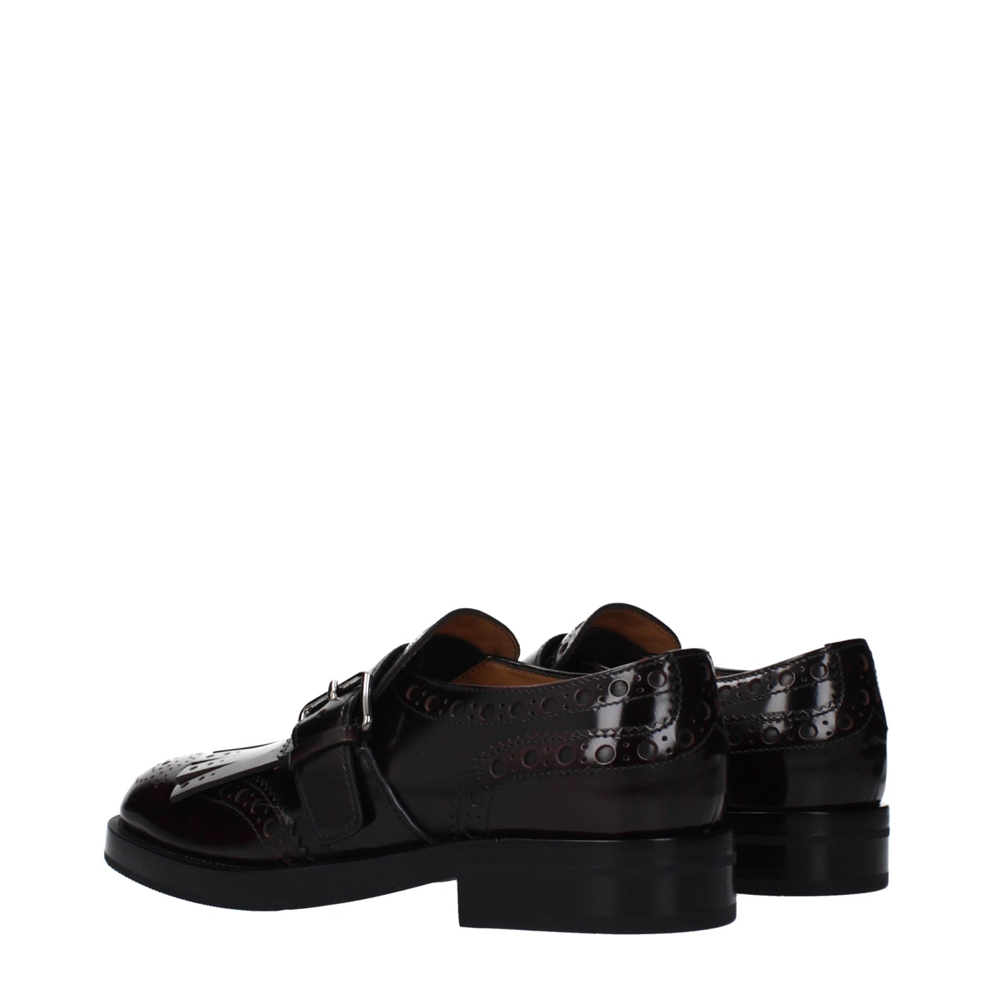 Church's Loafers Women Leather Red/Burgundy