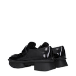 Prada Loafers Women Leather Black